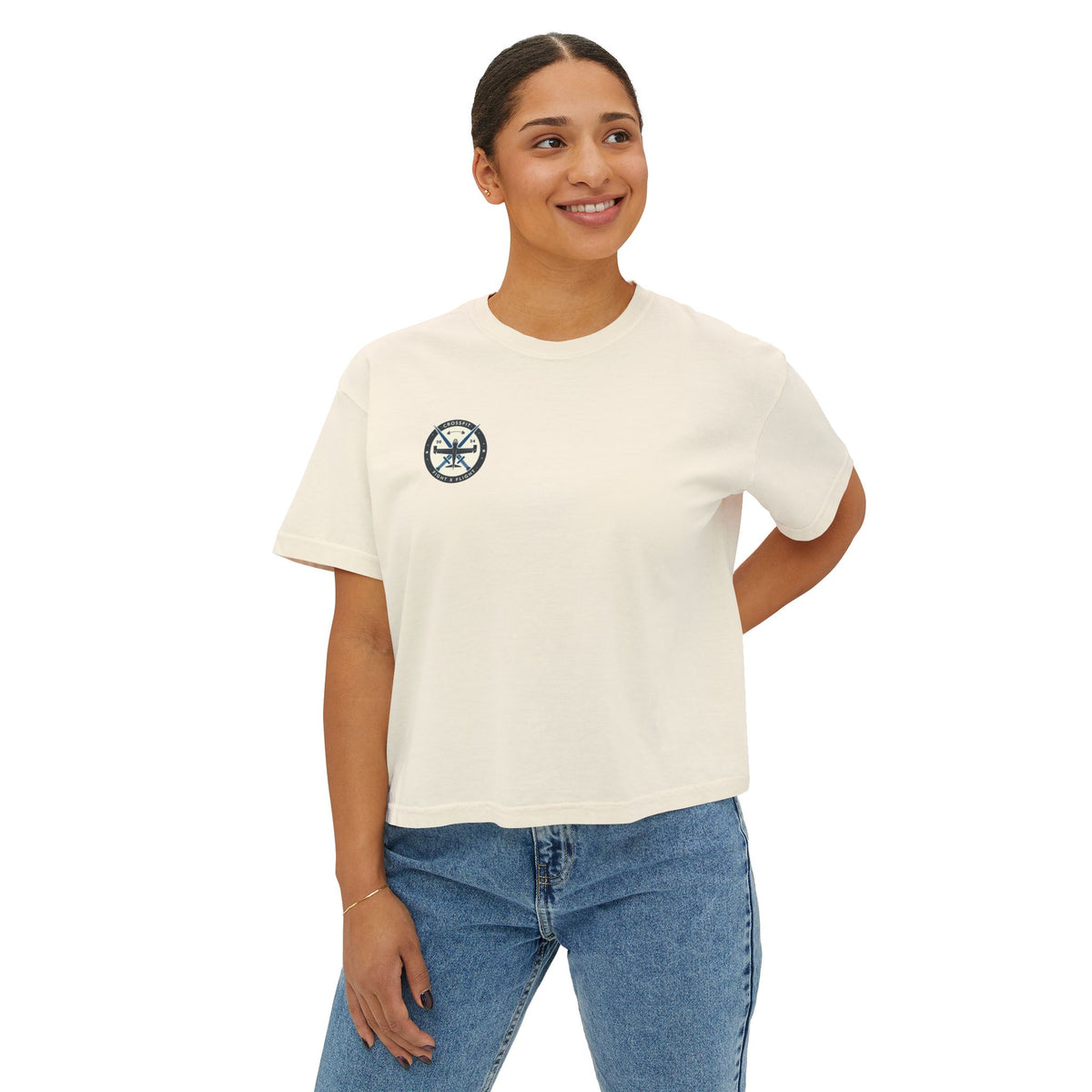 Fight x Flight Women's Boxy Tee - Empowering Community & Strength