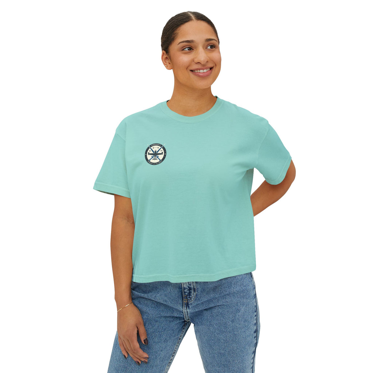Fight x Flight Women's Boxy Tee - Empowering Community & Strength