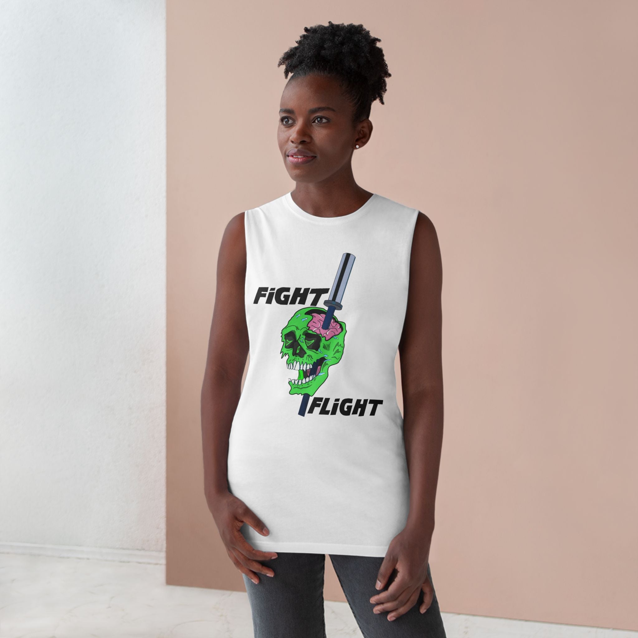 Fight/Flight Skull Muscle Tank