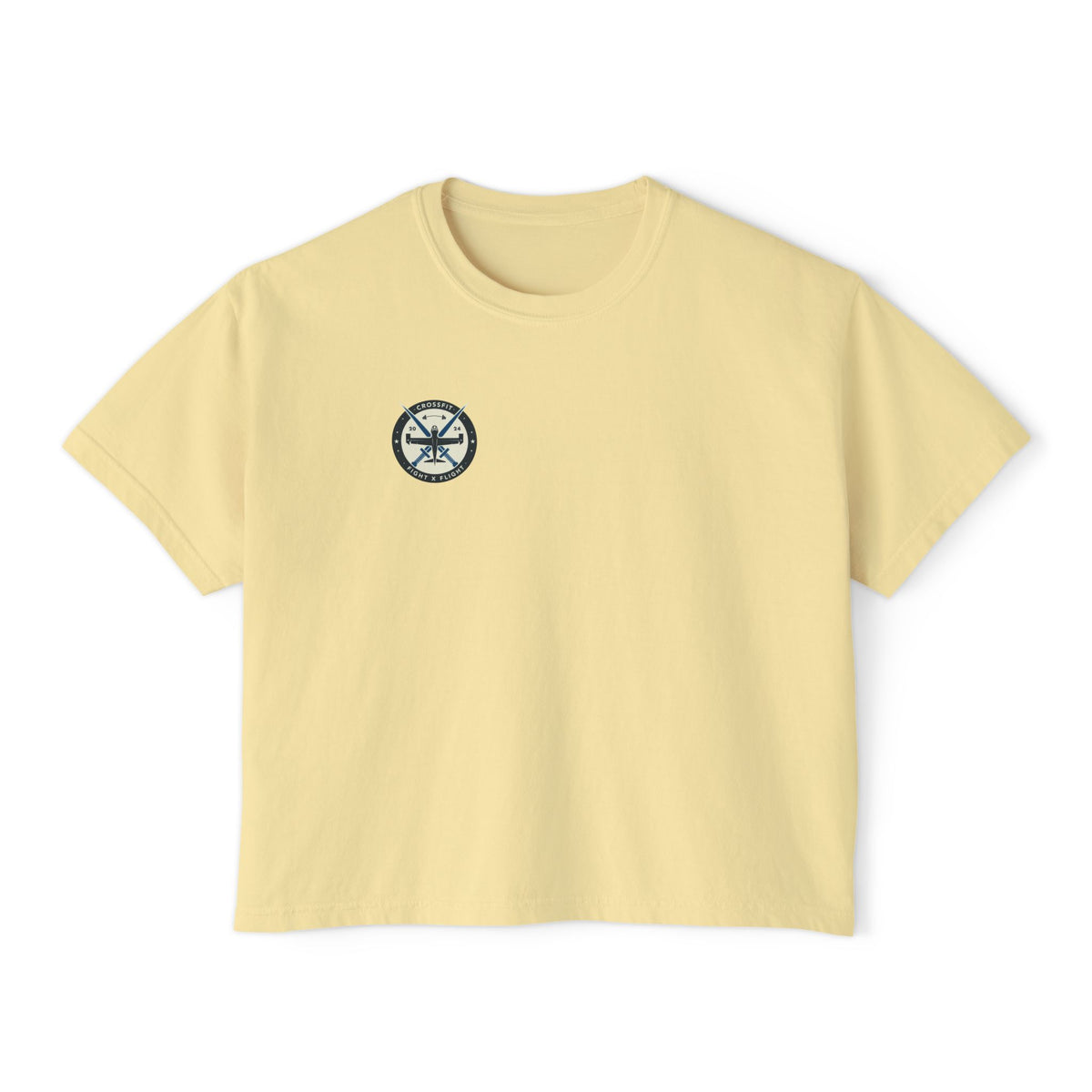Fight x Flight Women's Boxy Tee - Empowering Community & Strength