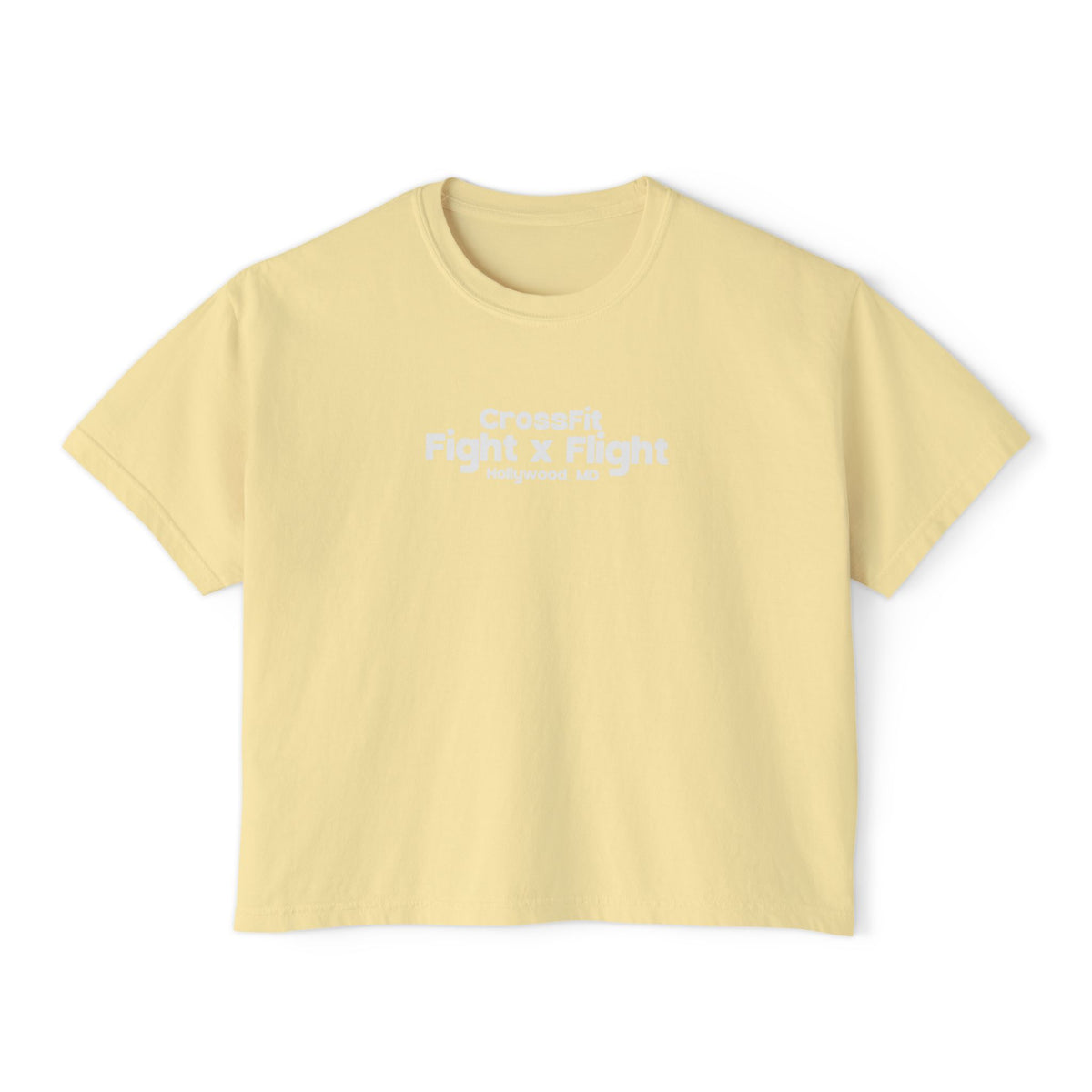 Here for the Vibes (Flamingo) Womens Crop