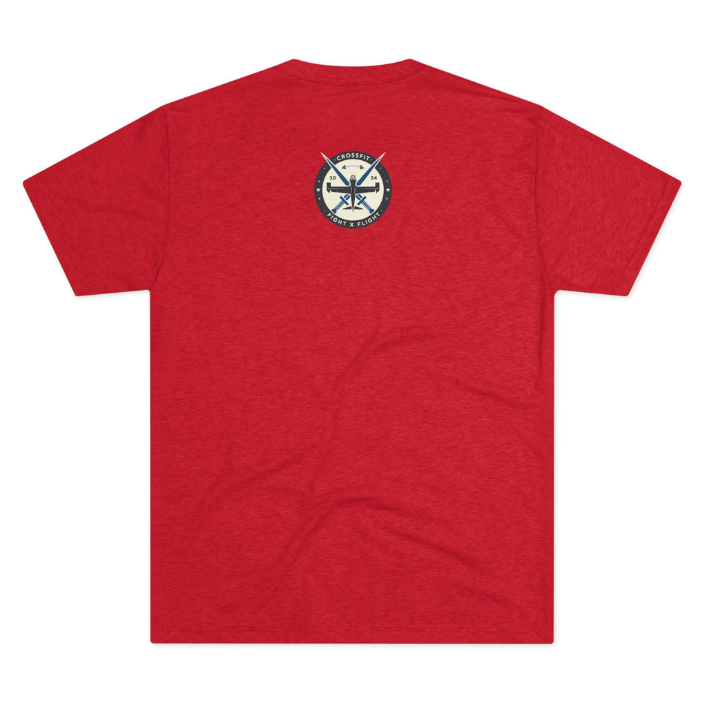 Unisex Tri-Blend Crew Tee - CrossFit Fight X Flight T-Shirt