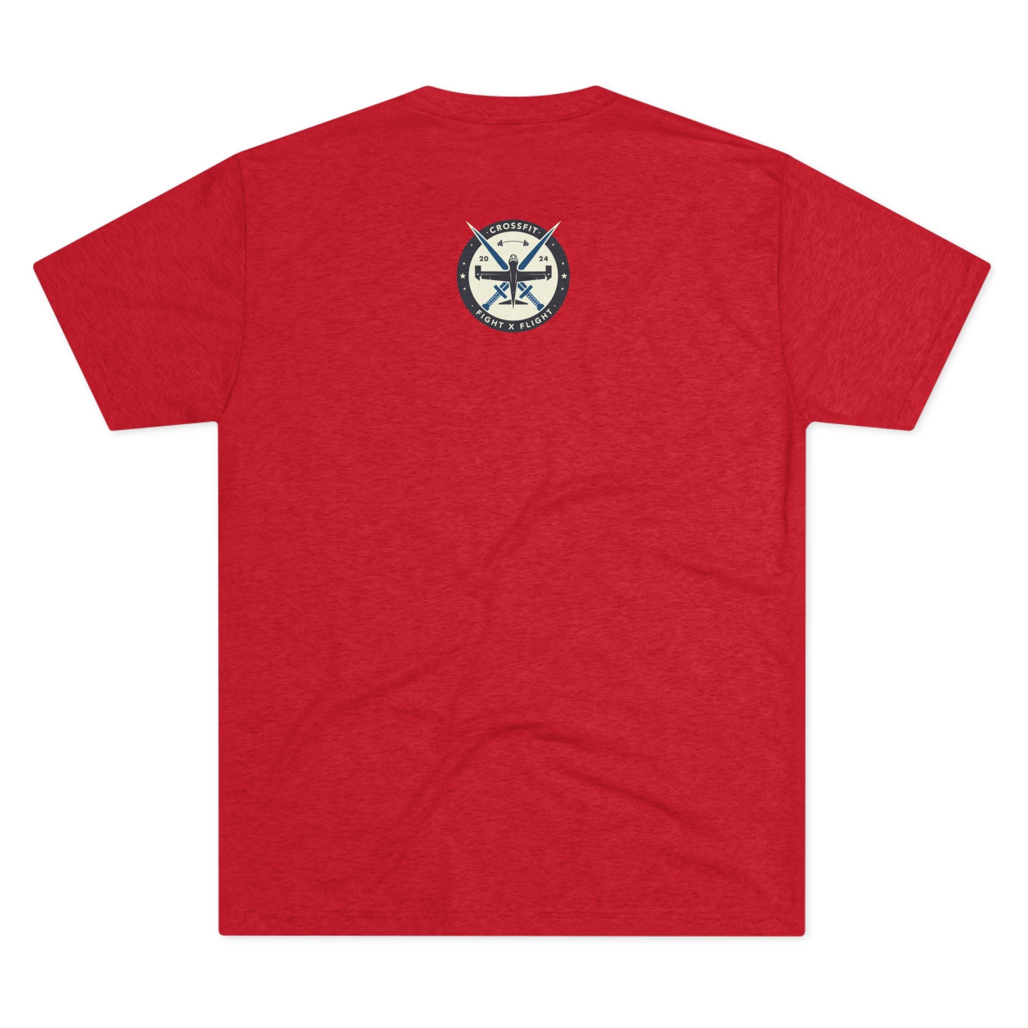 Unisex Tri-Blend Crew Tee - CrossFit Fight X Flight T-Shirt