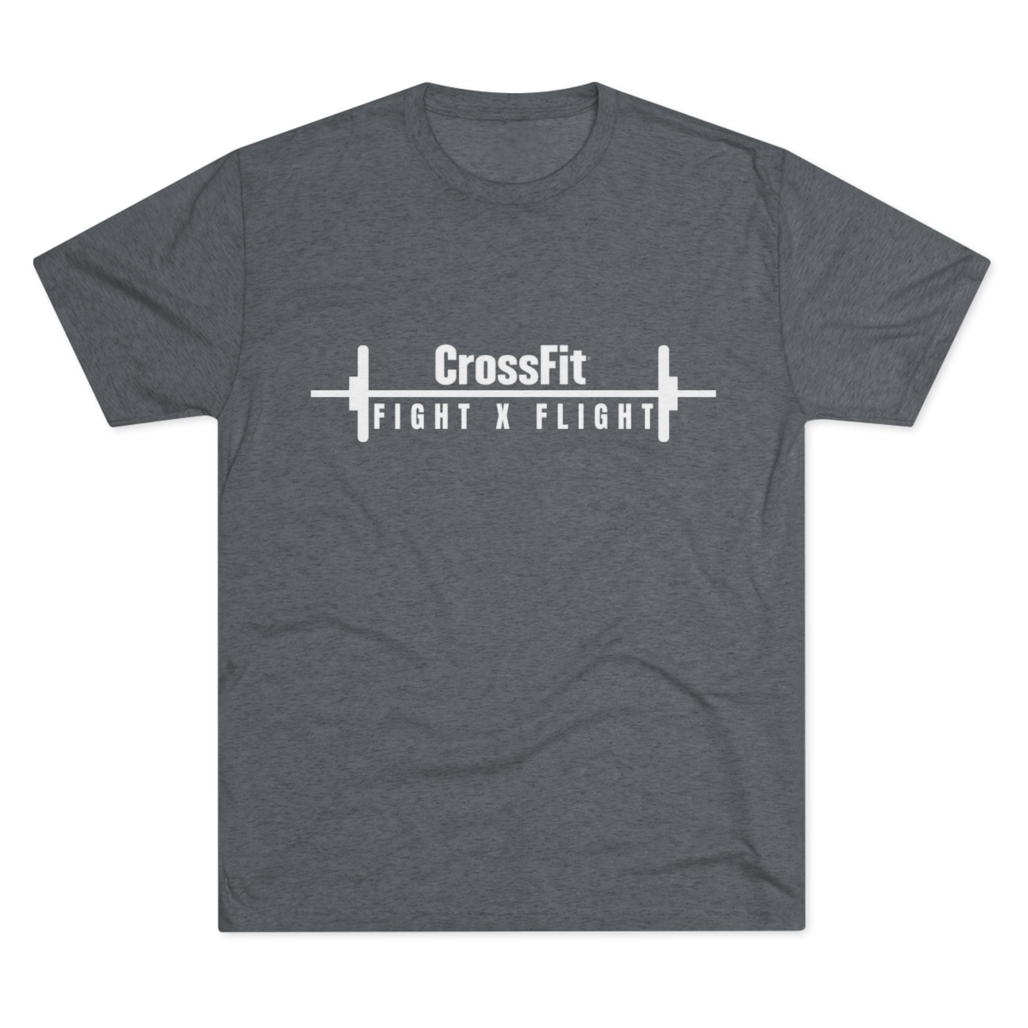 Unisex Tri-Blend Crew Tee - CrossFit Fight X Flight T-Shirt
