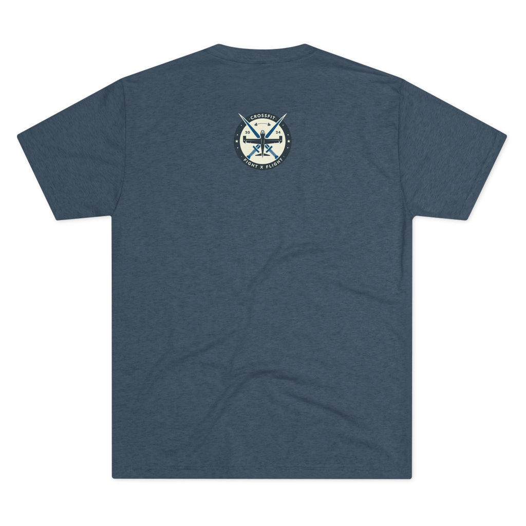 Unisex Tri-Blend Crew Tee - CrossFit Fight X Flight T-Shirt