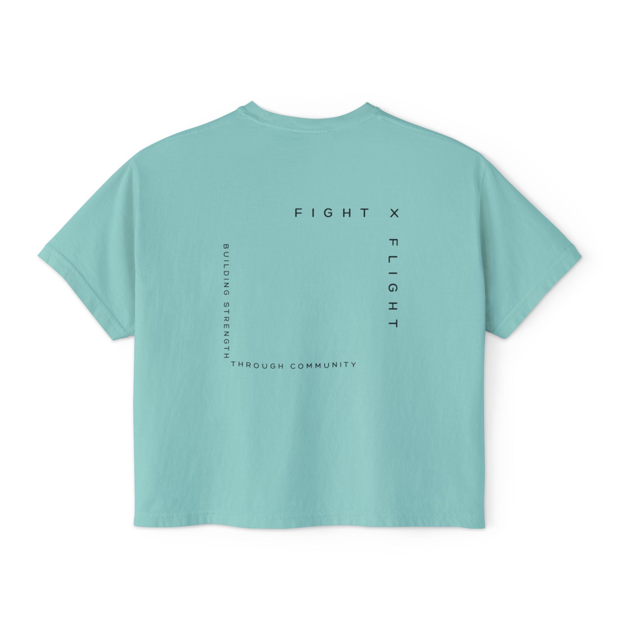 Fight x Flight Women's Boxy Tee - Empowering Community & Strength