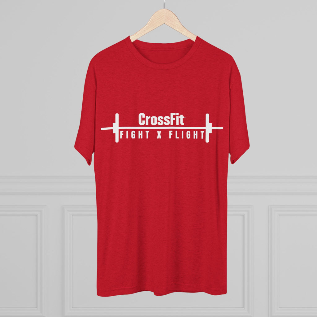 Unisex Tri-Blend Crew Tee - CrossFit Fight X Flight T-Shirt