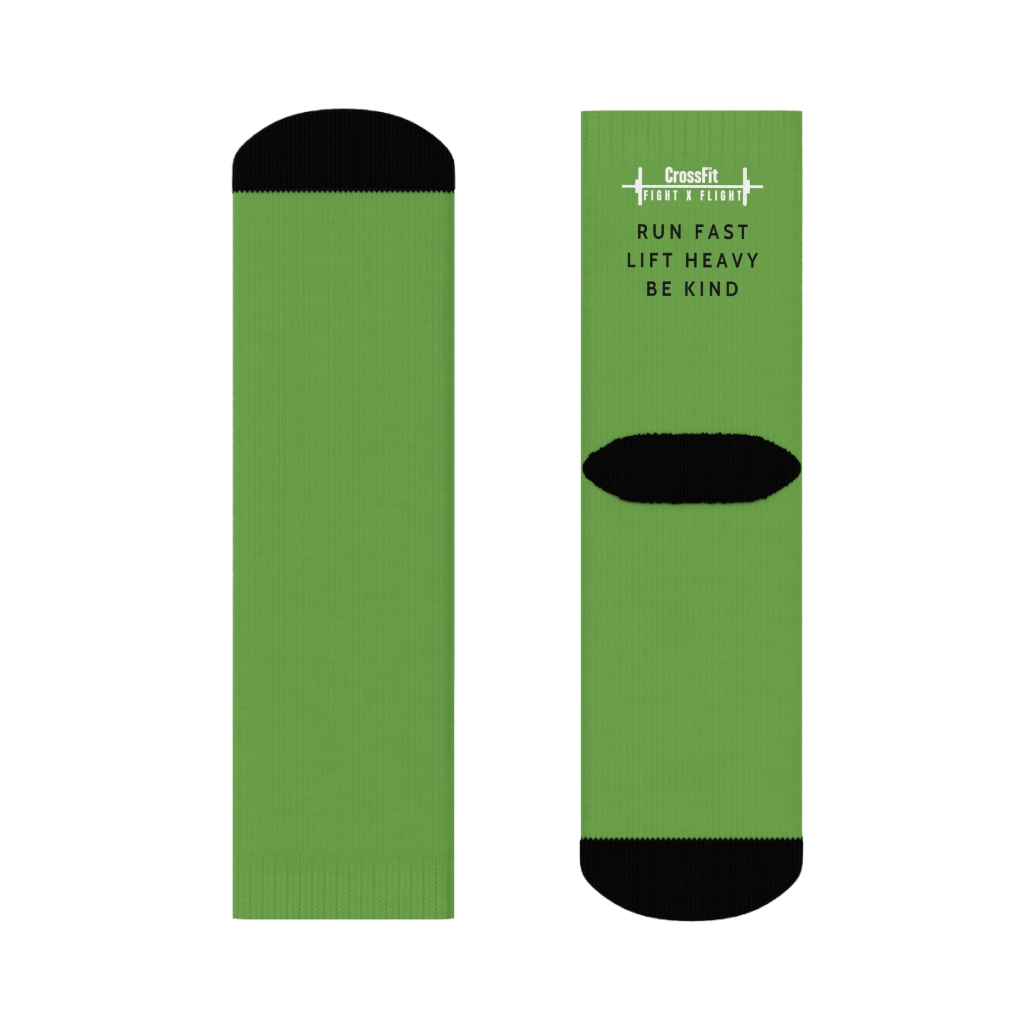 CrossFit Fight x Flight Be Kind Crew Socks - Green