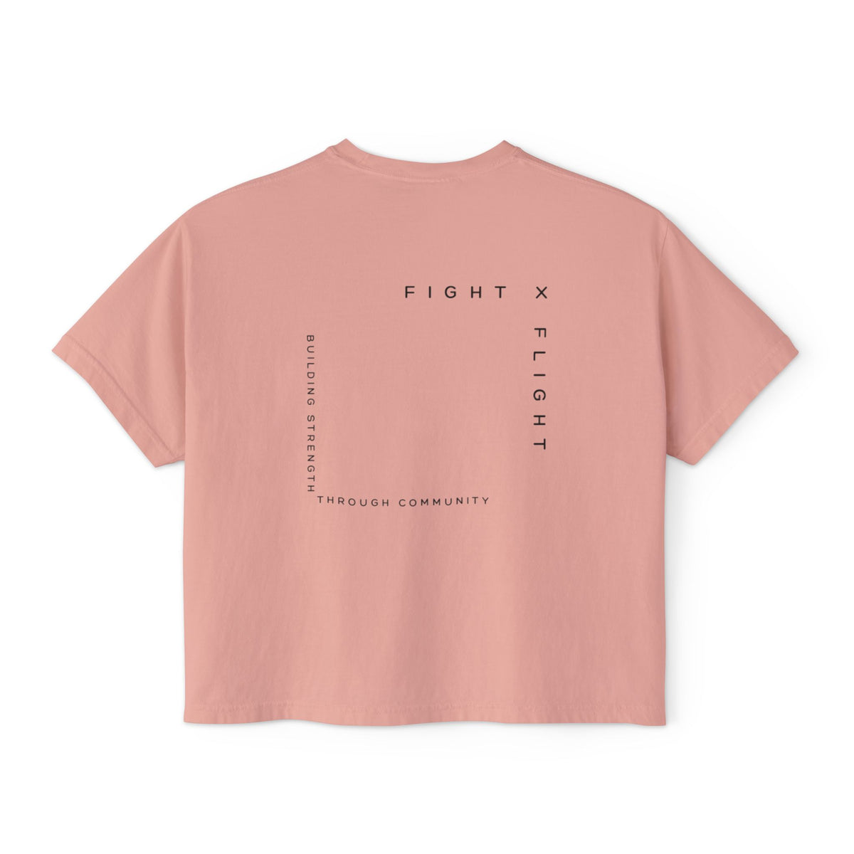 Fight x Flight Women's Boxy Tee - Empowering Community & Strength