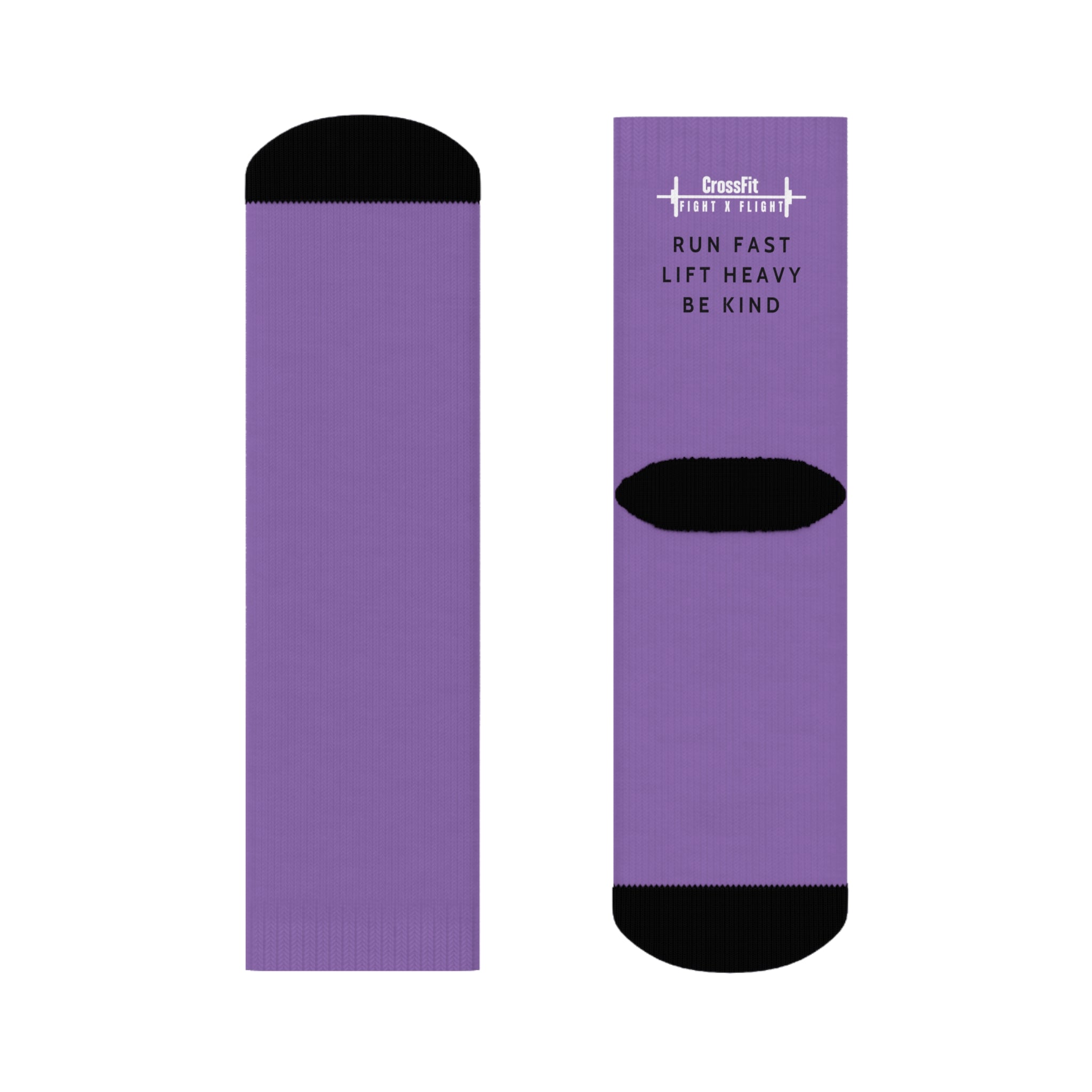 CrossFit Fight x Flight Be Kind Crew Socks - Purple