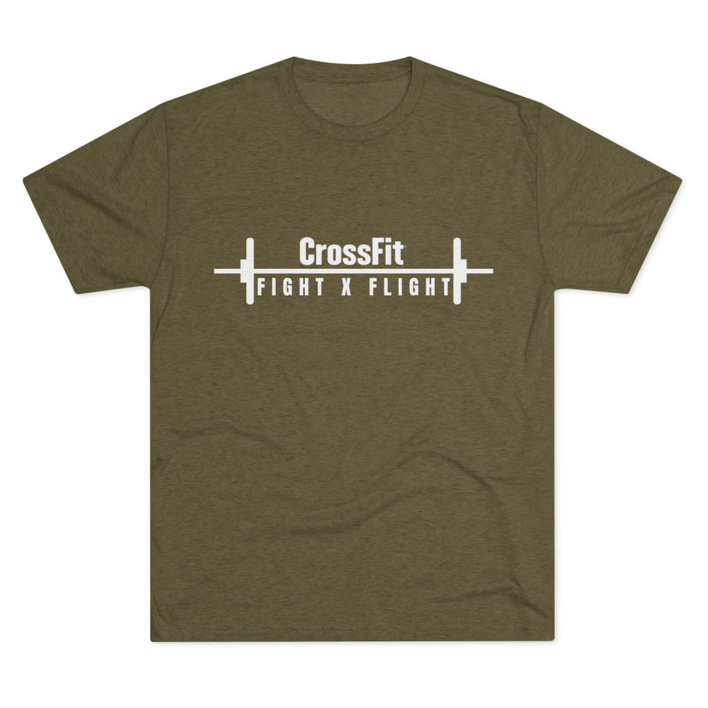 Unisex Tri-Blend Crew Tee - CrossFit Fight X Flight T-Shirt