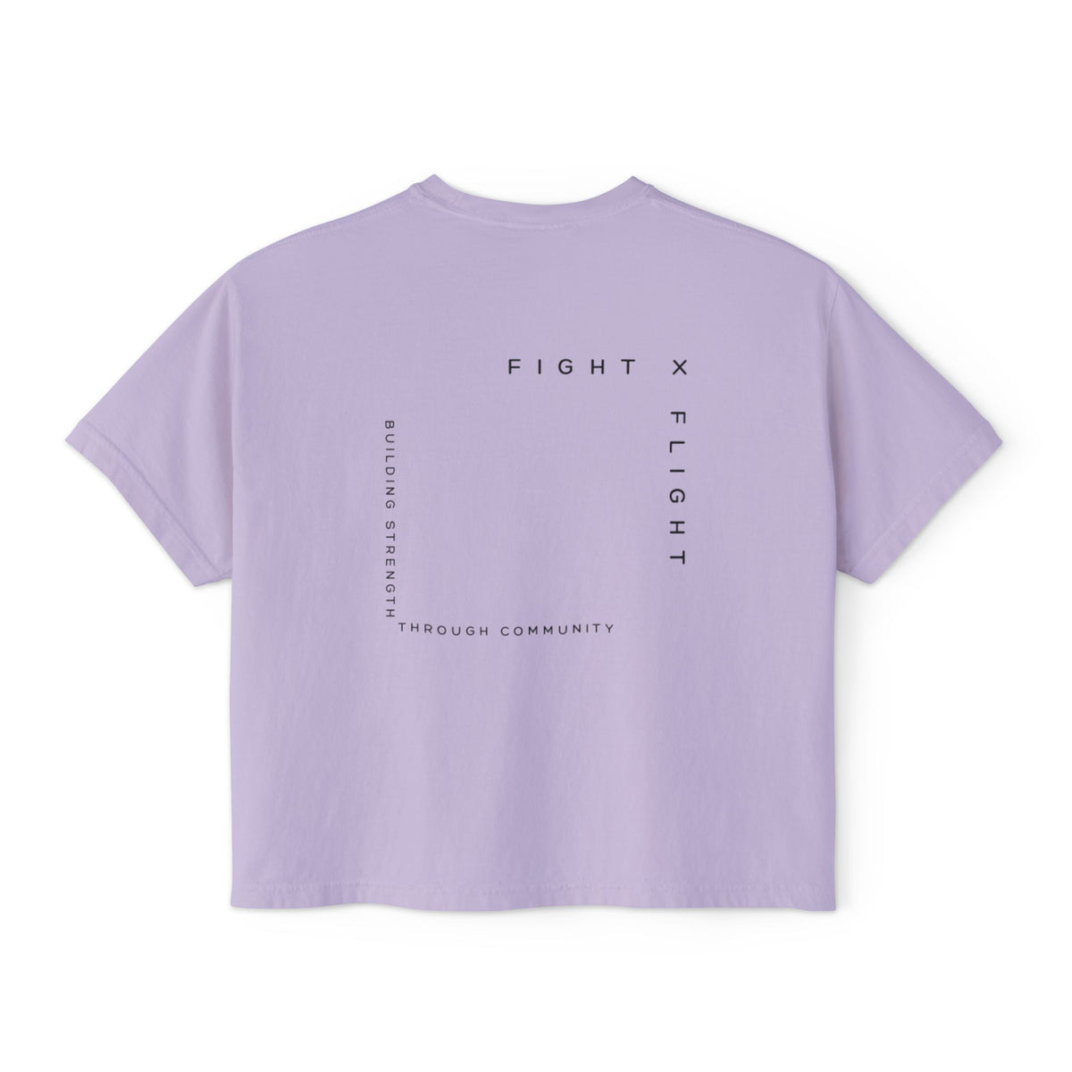 Fight x Flight Women's Boxy Tee - Empowering Community & Strength