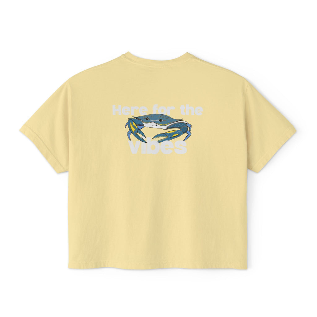 Here for the Vibes (Crabby) Womens Crop