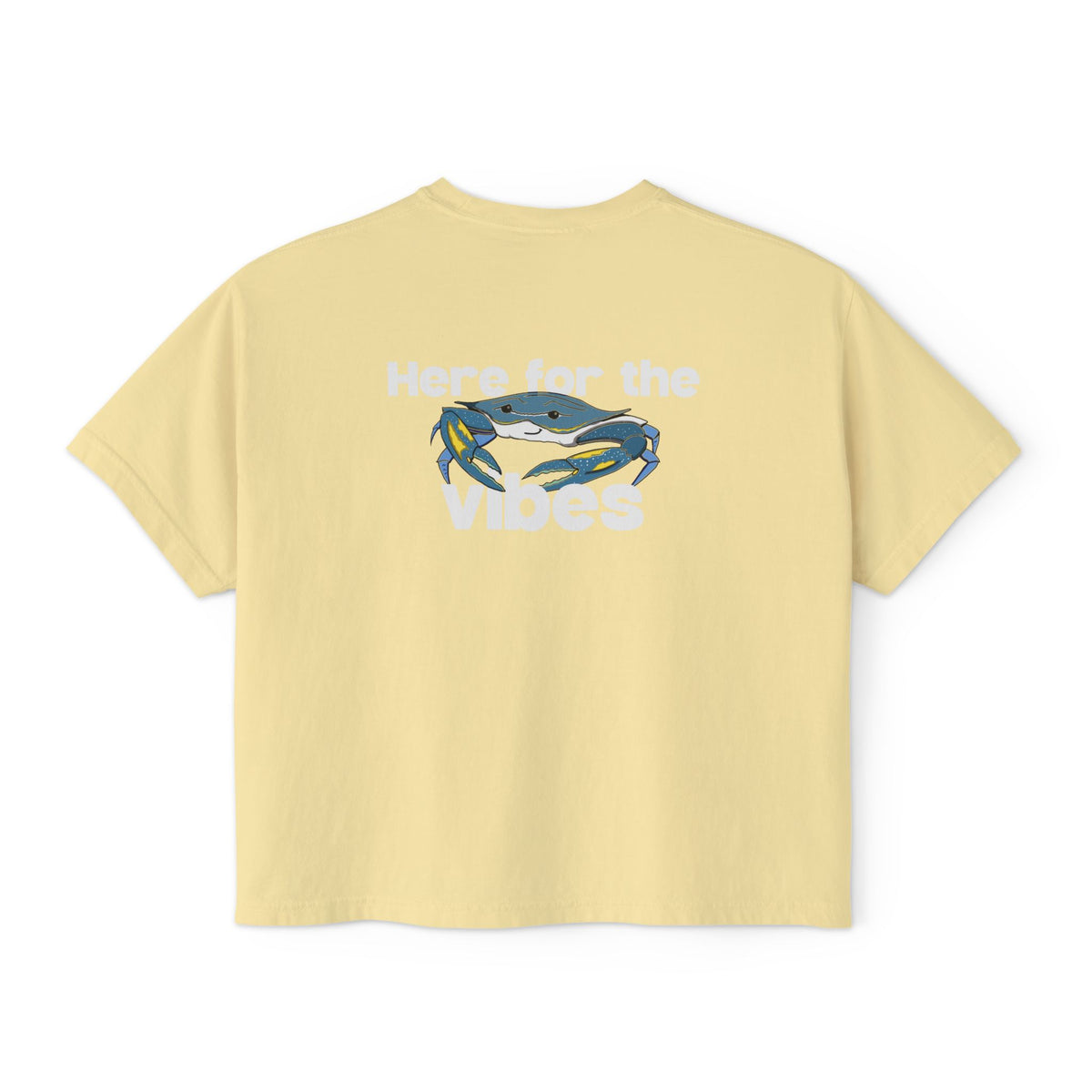 Here for the Vibes (Crabby) Womens Crop