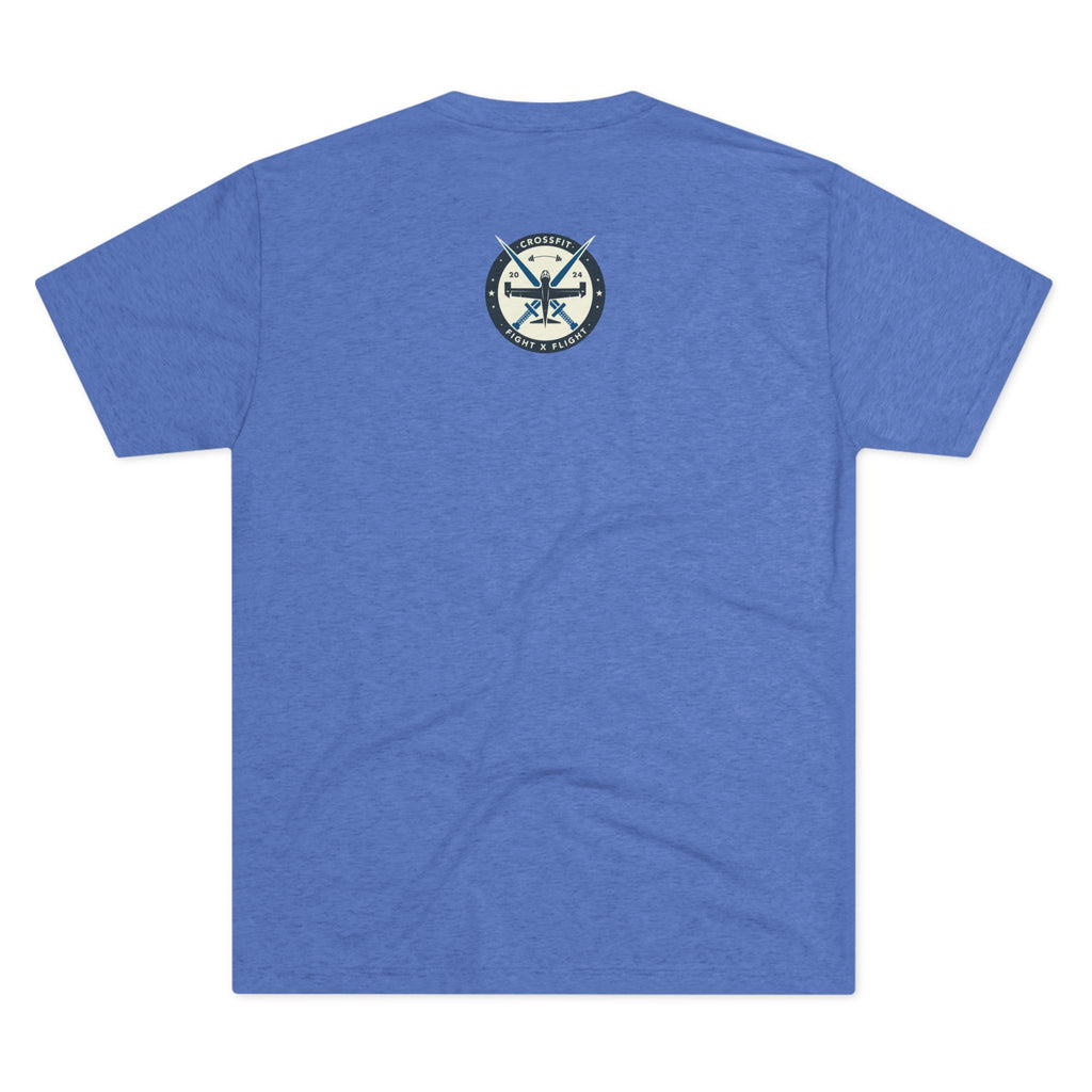 Unisex Tri-Blend Crew Tee - CrossFit Fight X Flight T-Shirt
