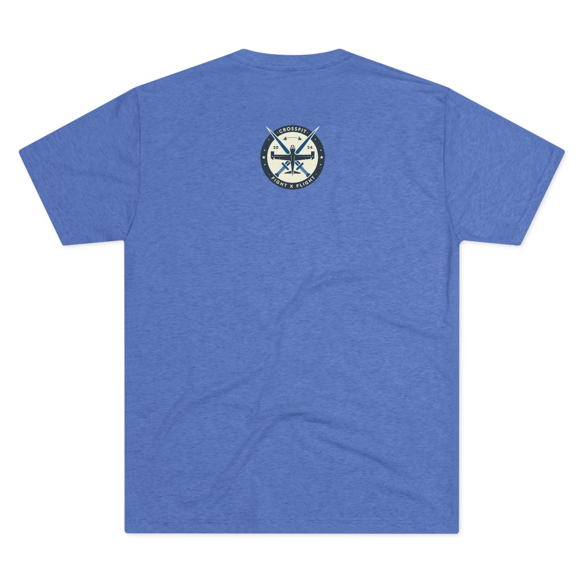 Unisex Tri-Blend Crew Tee - CrossFit Fight X Flight T-Shirt