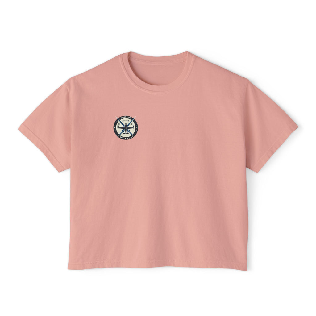 Fight x Flight Women's Boxy Tee - Empowering Community & Strength