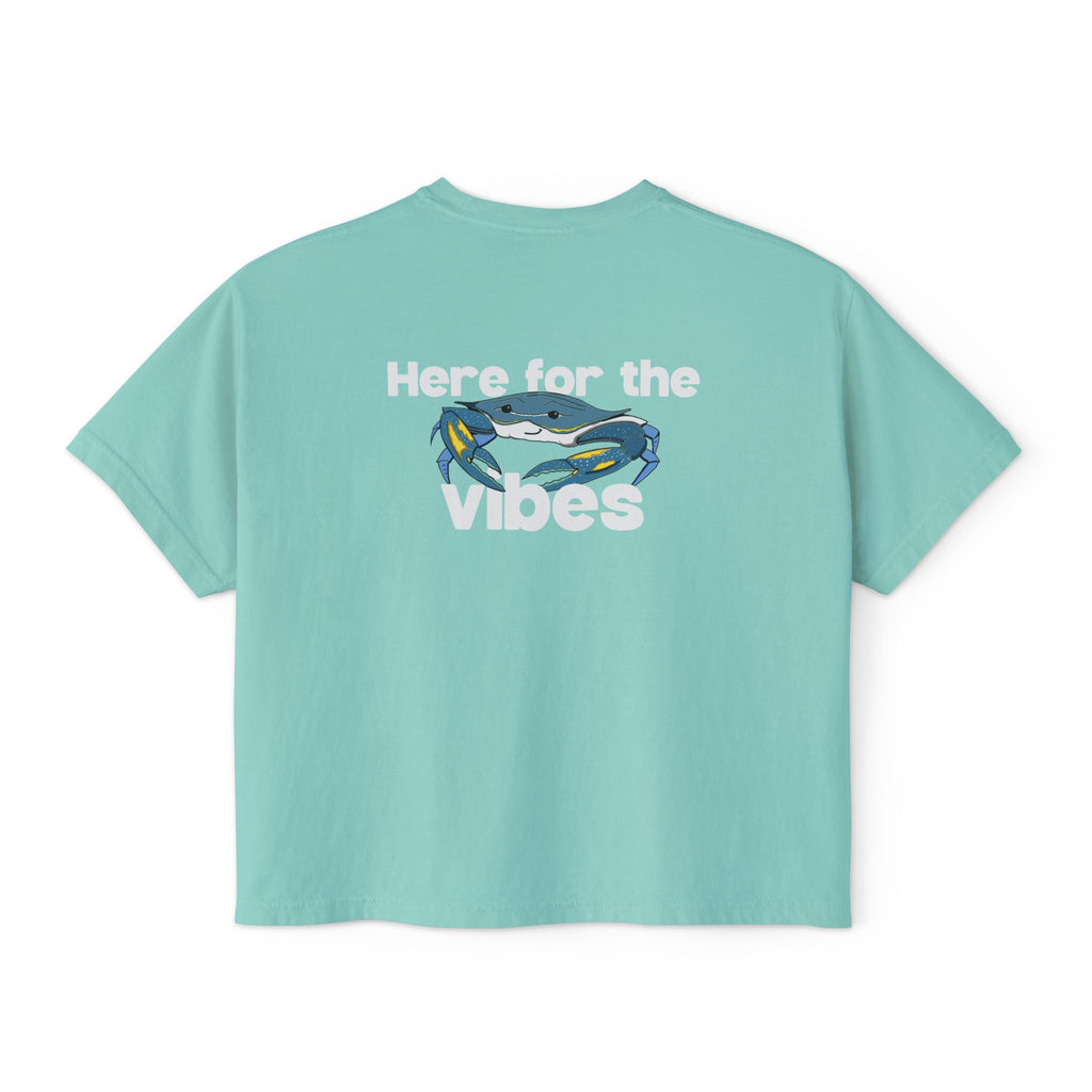Here for the Vibes (Crabby) Womens Crop