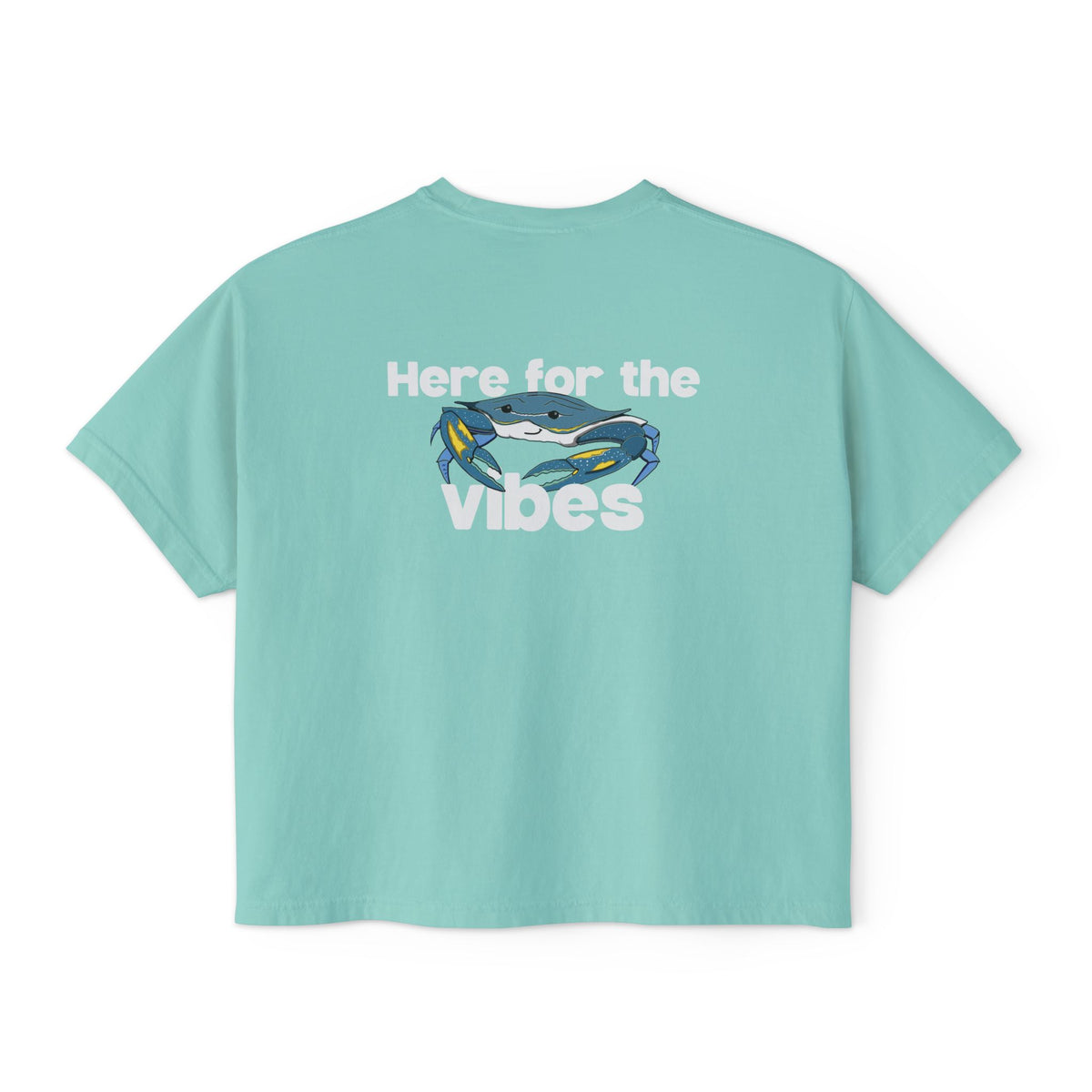 Here for the Vibes (Crabby) Womens Crop