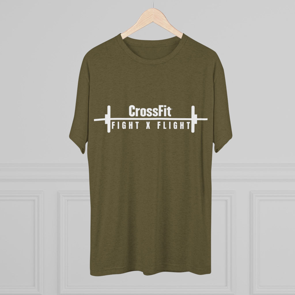 Unisex Tri-Blend Crew Tee - CrossFit Fight X Flight T-Shirt