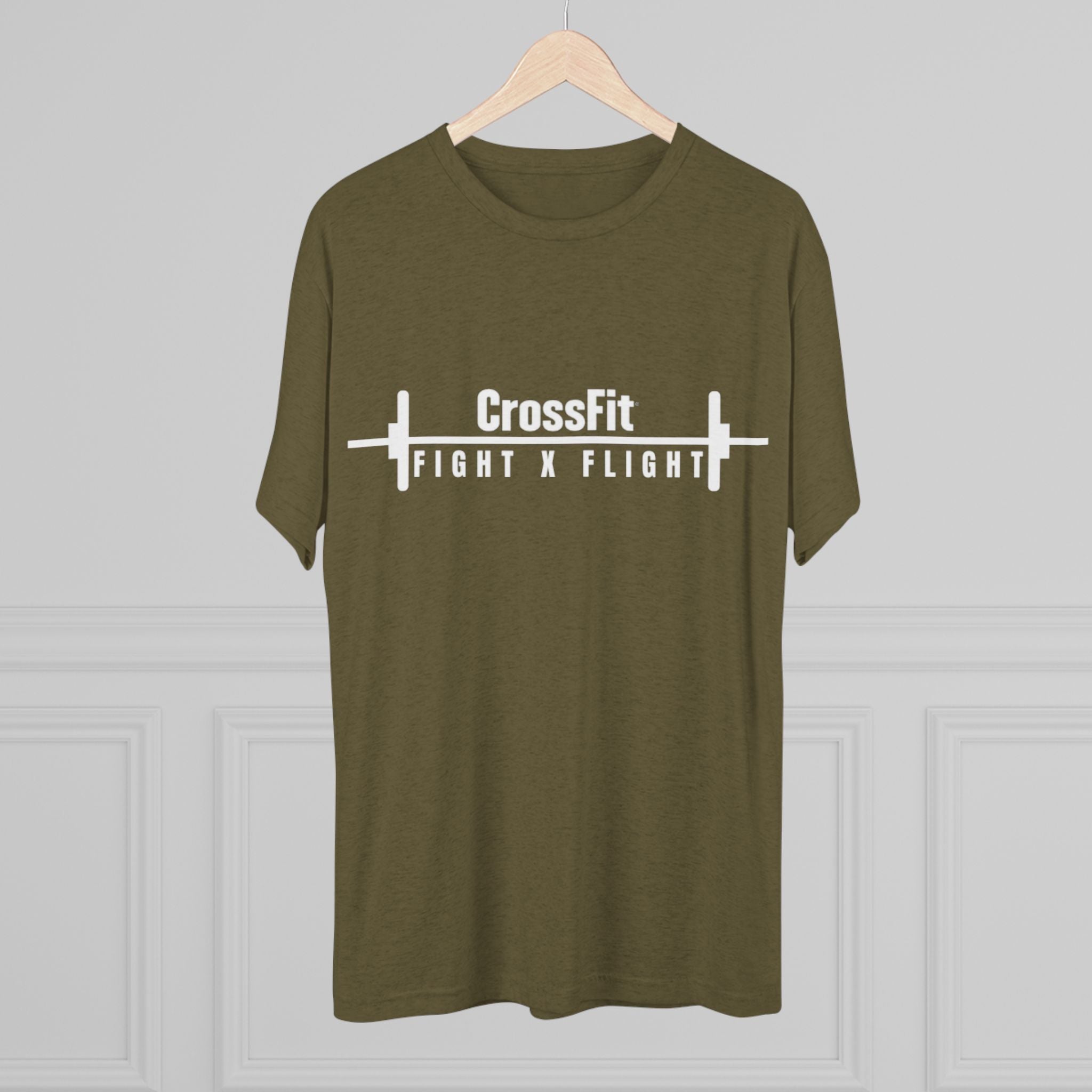Unisex Tri-Blend Crew Tee - CrossFit Fight X Flight T-Shirt