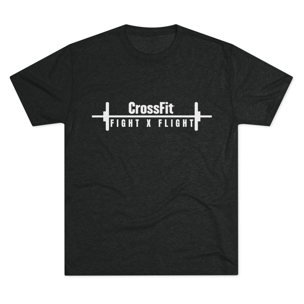 Unisex Tri-Blend Crew Tee - CrossFit Fight X Flight T-Shirt