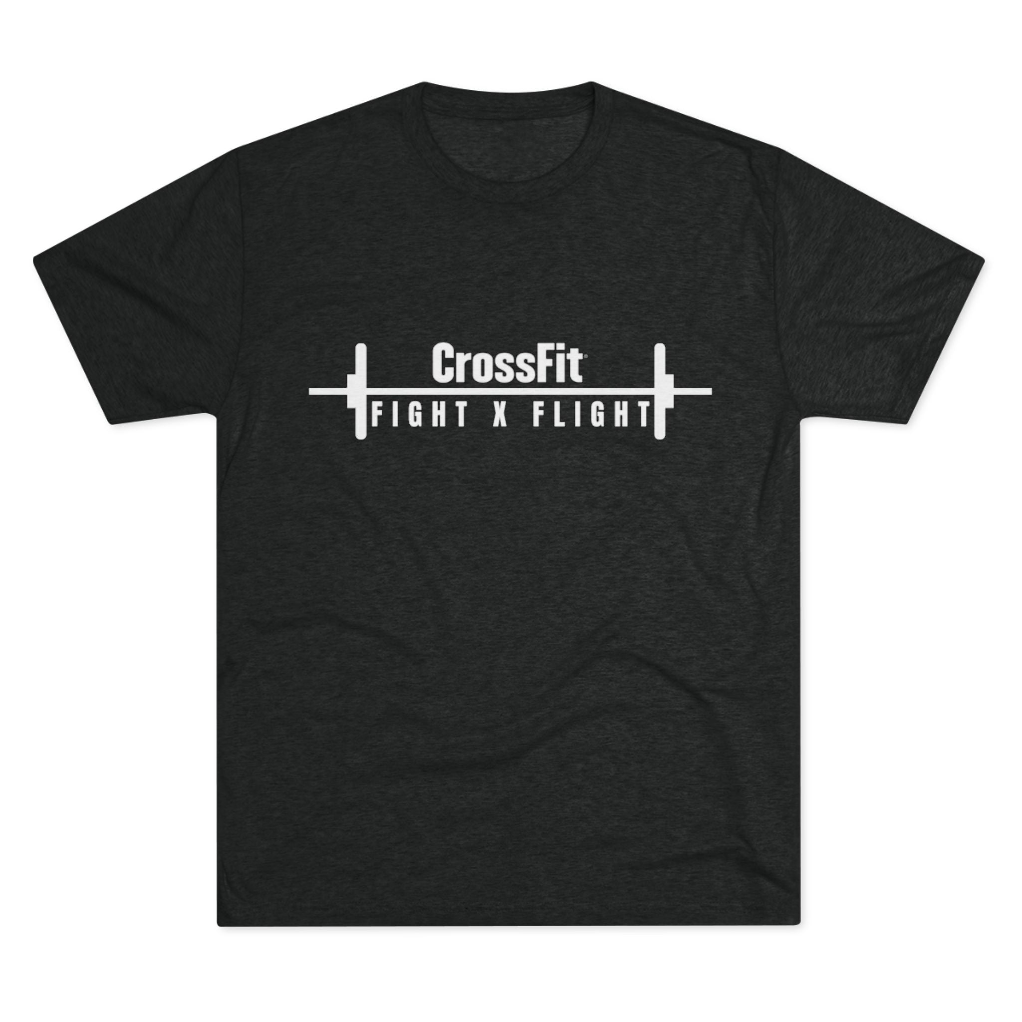 Unisex Tri-Blend Crew Tee - CrossFit Fight X Flight T-Shirt