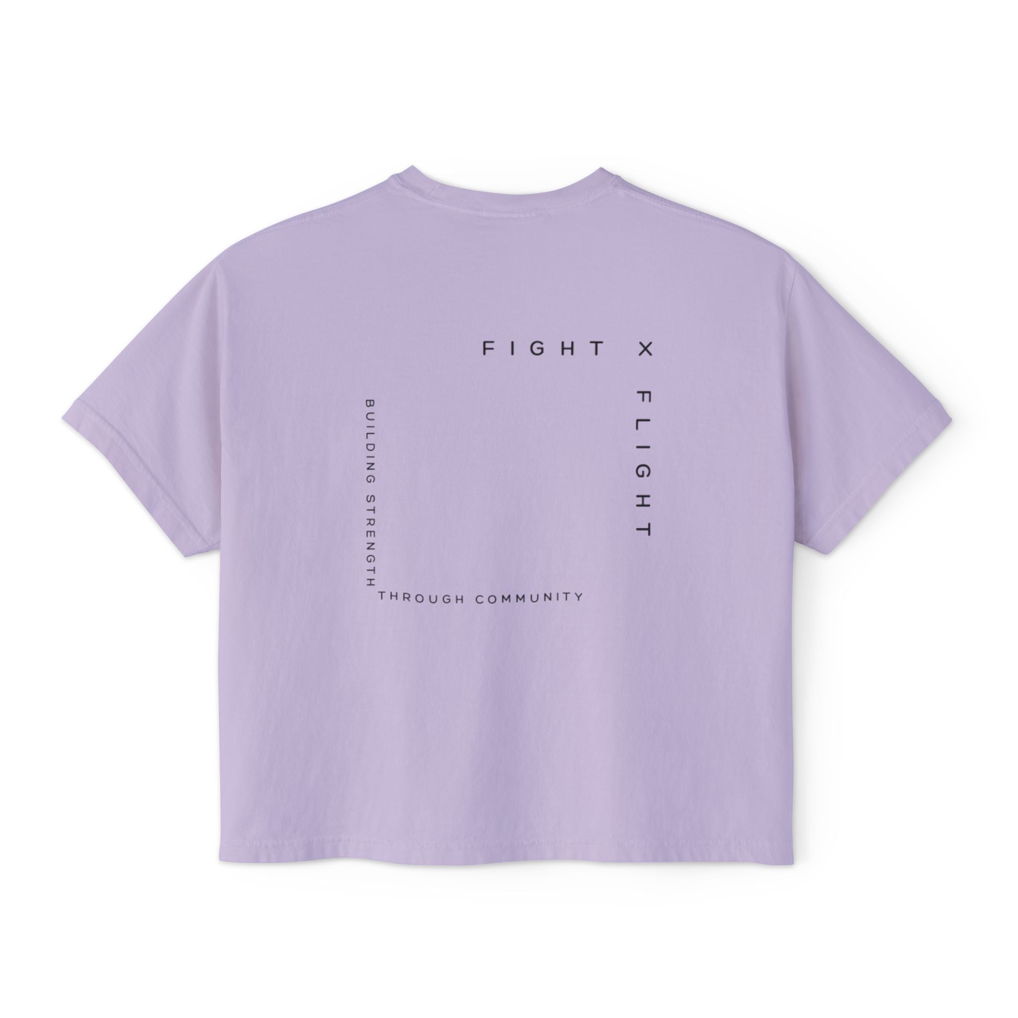 Fight x Flight Women's Boxy Tee - Empowering Community & Strength
