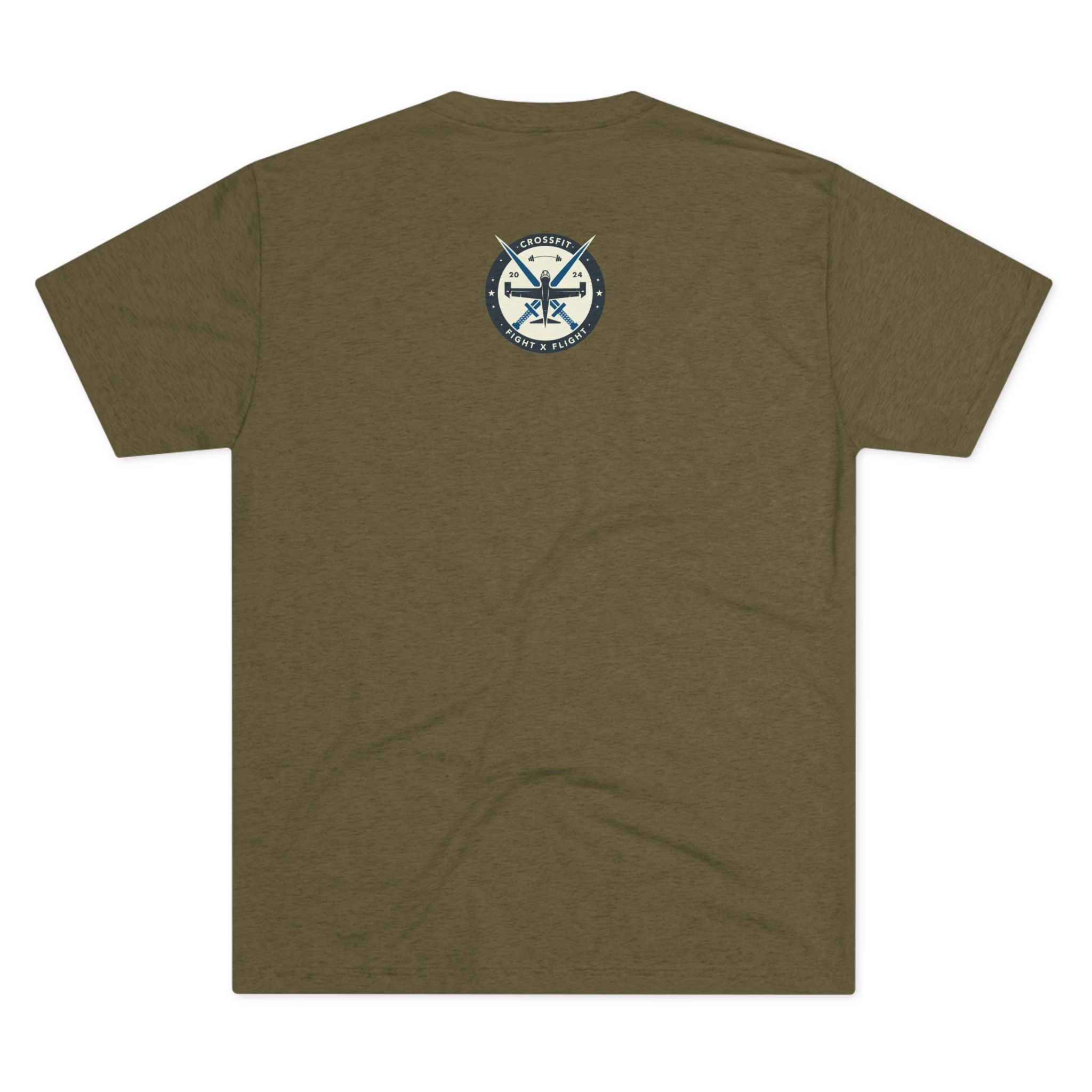 Unisex Tri-Blend Crew Tee - CrossFit Fight X Flight T-Shirt