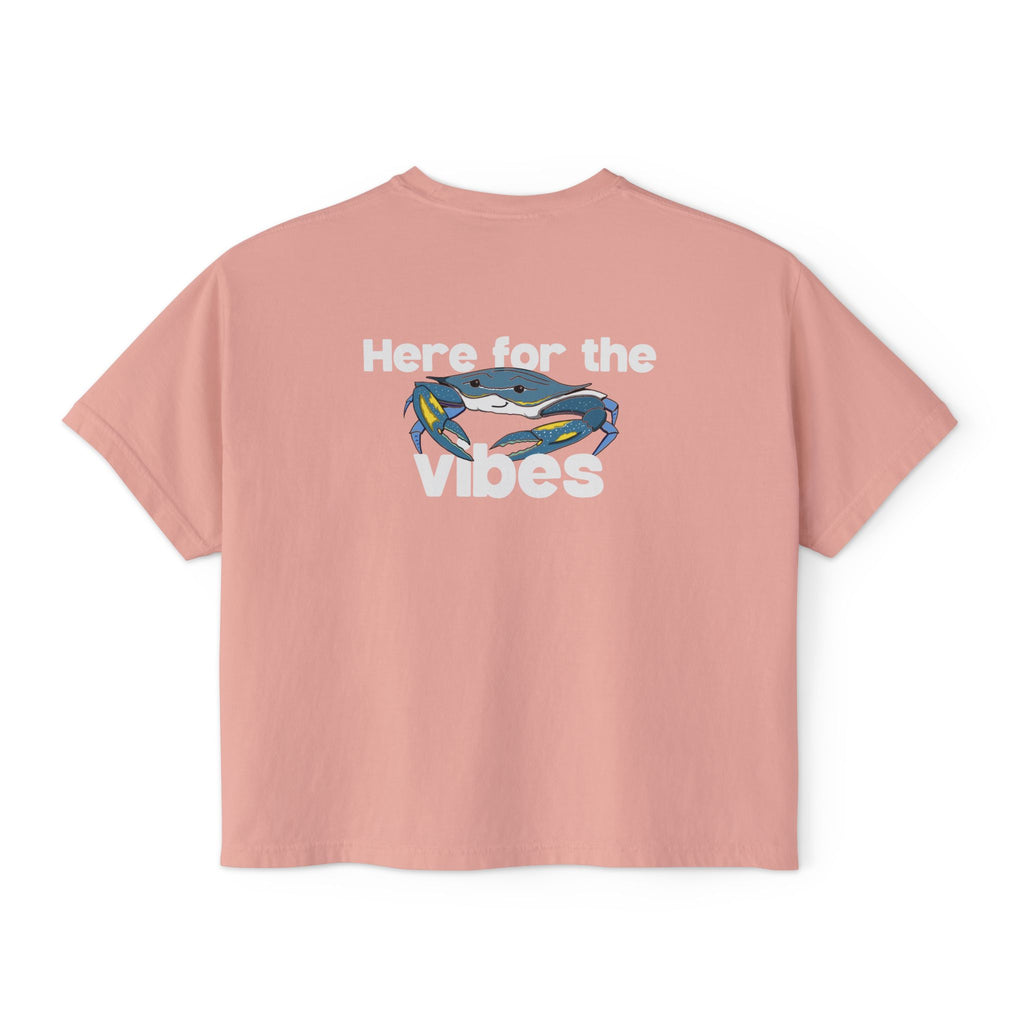 Here for the Vibes (Crabby) Womens Crop