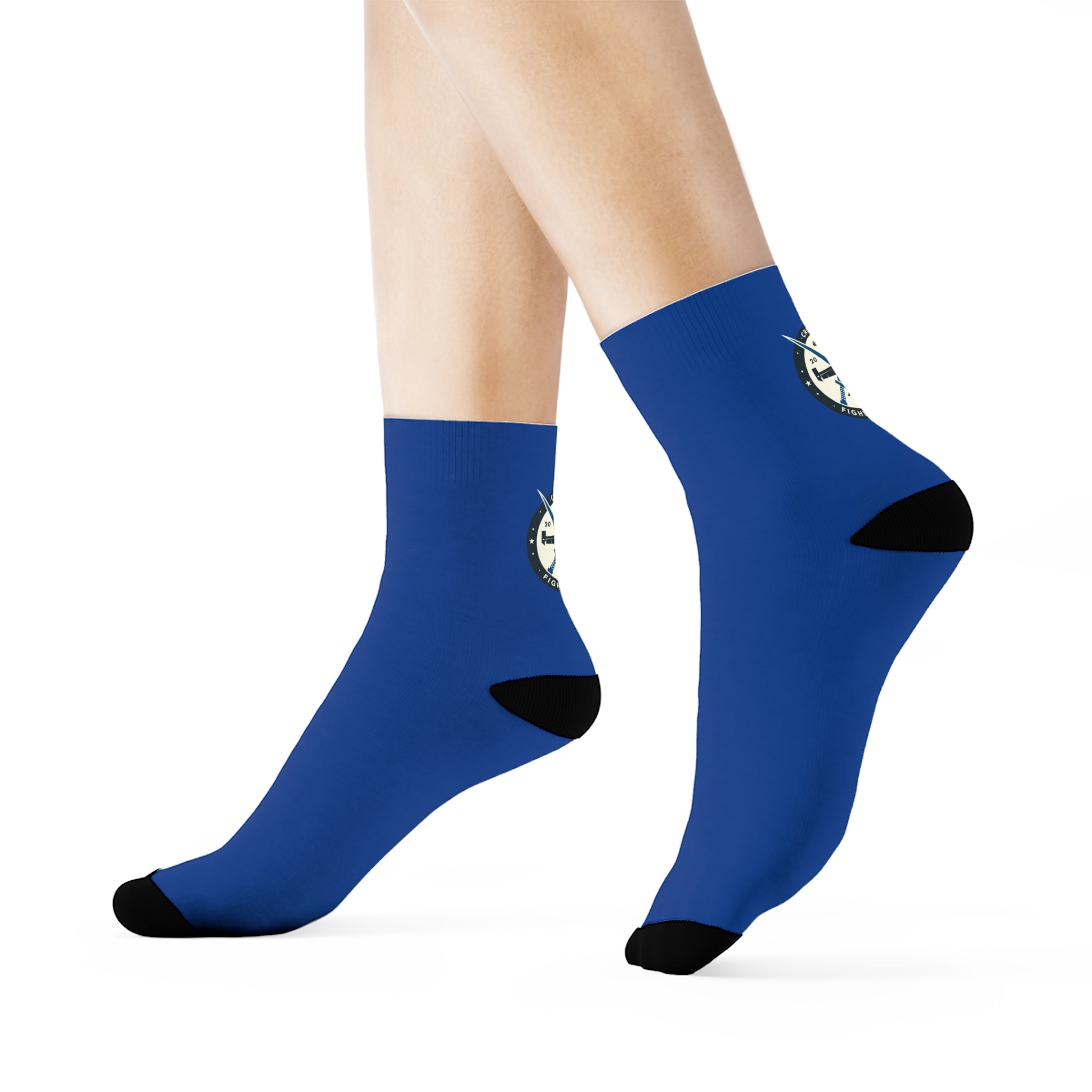 Crossfit FxF Logo Crew Socks - Royal Blue