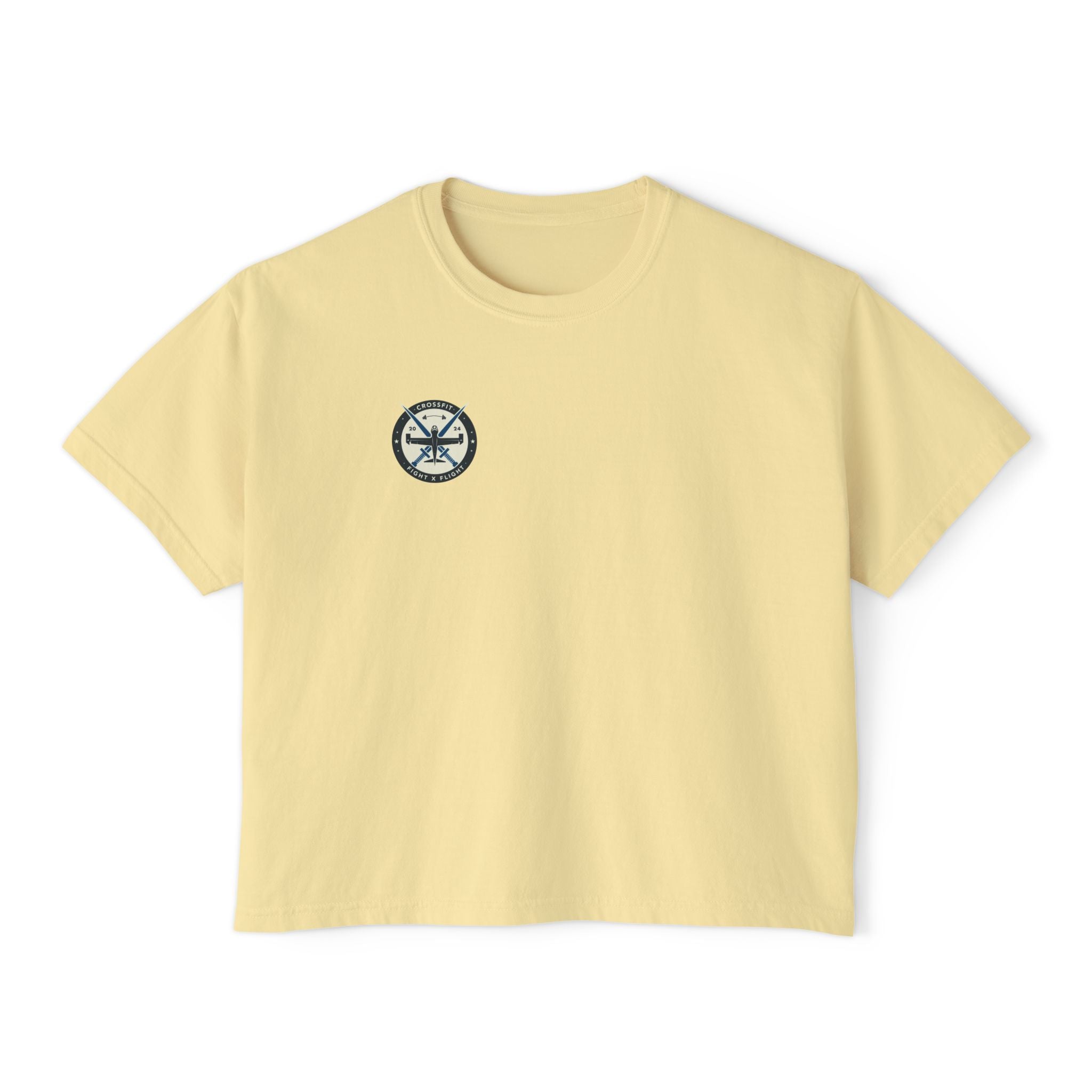 Fight x Flight Women's Boxy Tee - Empowering Community & Strength