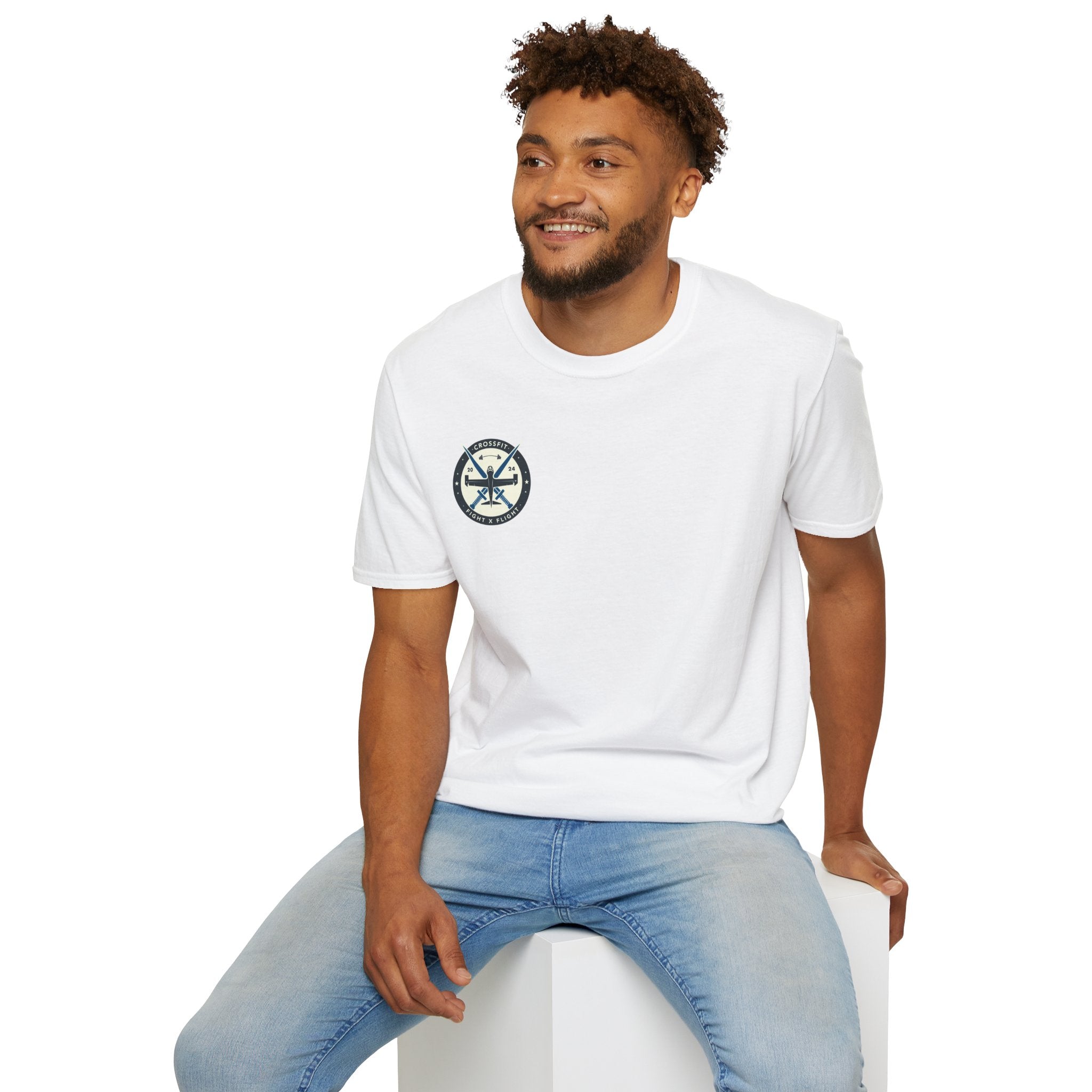 Unisex Softstyle T-Shirt - Fight X Flight Community Strength Design