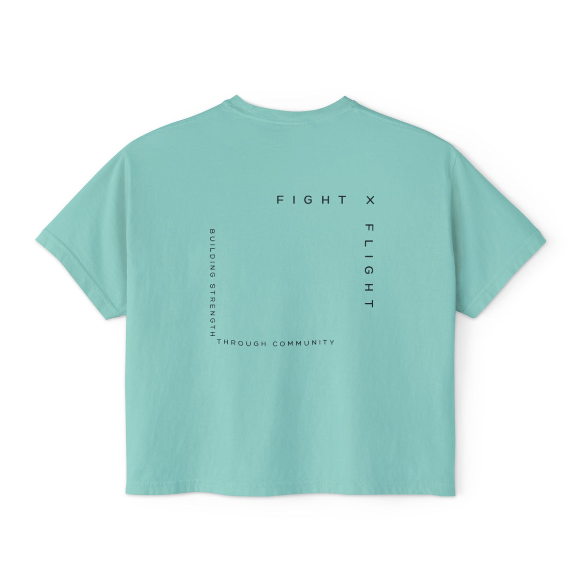 Fight x Flight Women's Boxy Tee - Empowering Community & Strength