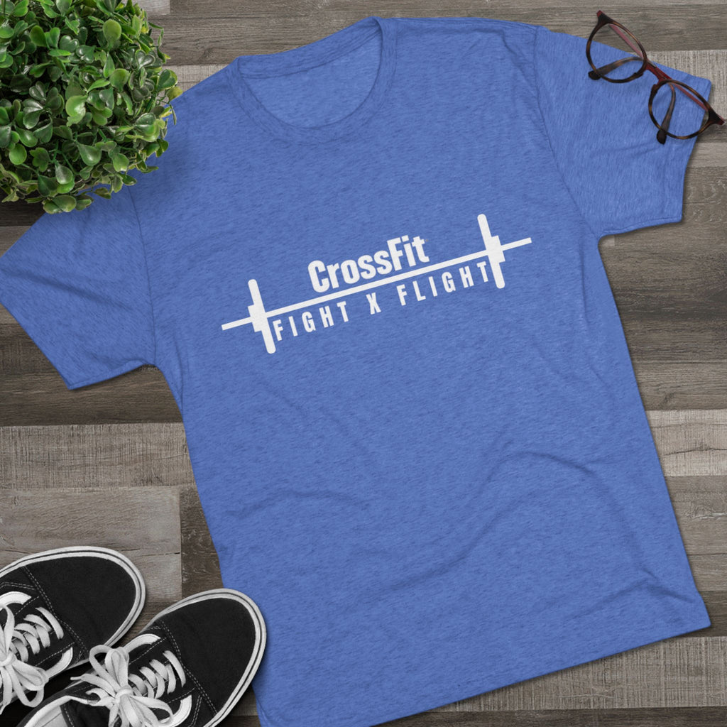 Unisex Tri-Blend Crew Tee - CrossFit Fight X Flight T-Shirt
