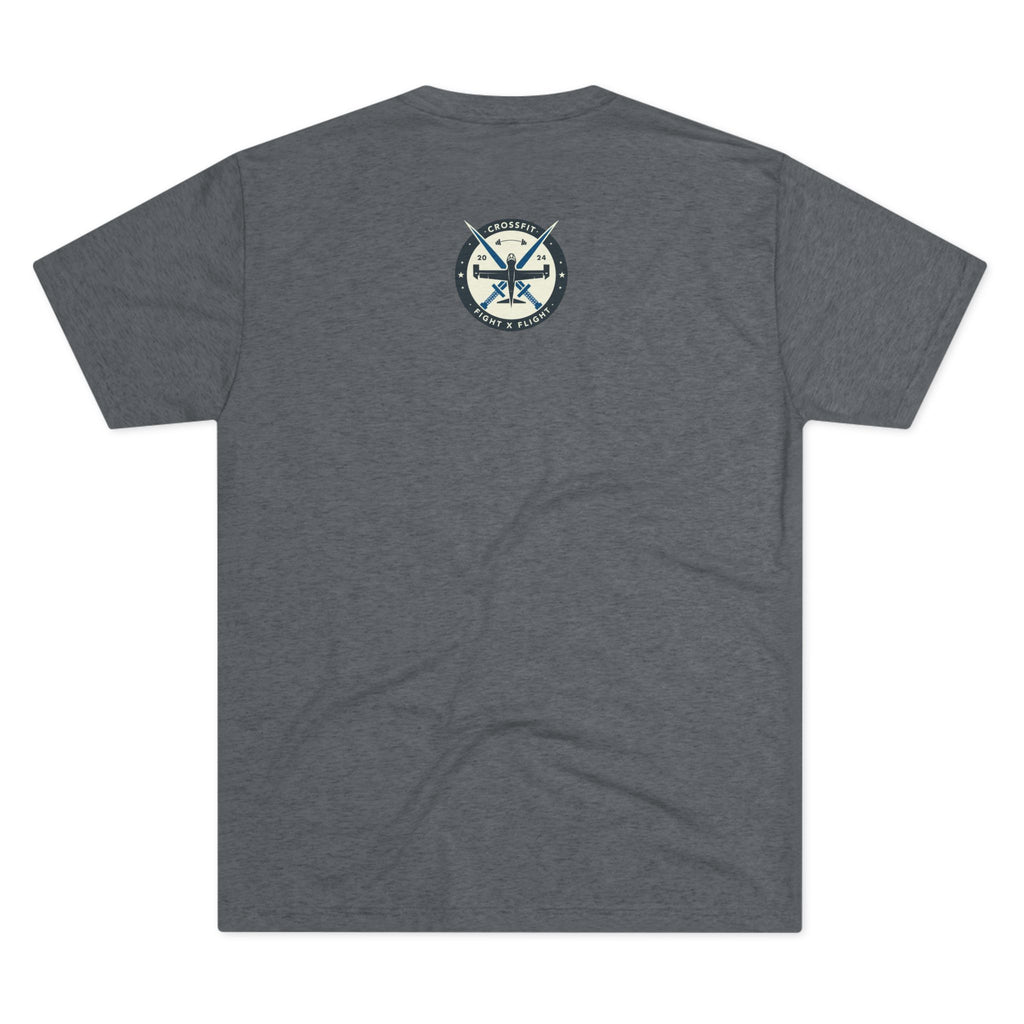 Unisex Tri-Blend Crew Tee - CrossFit Fight X Flight T-Shirt