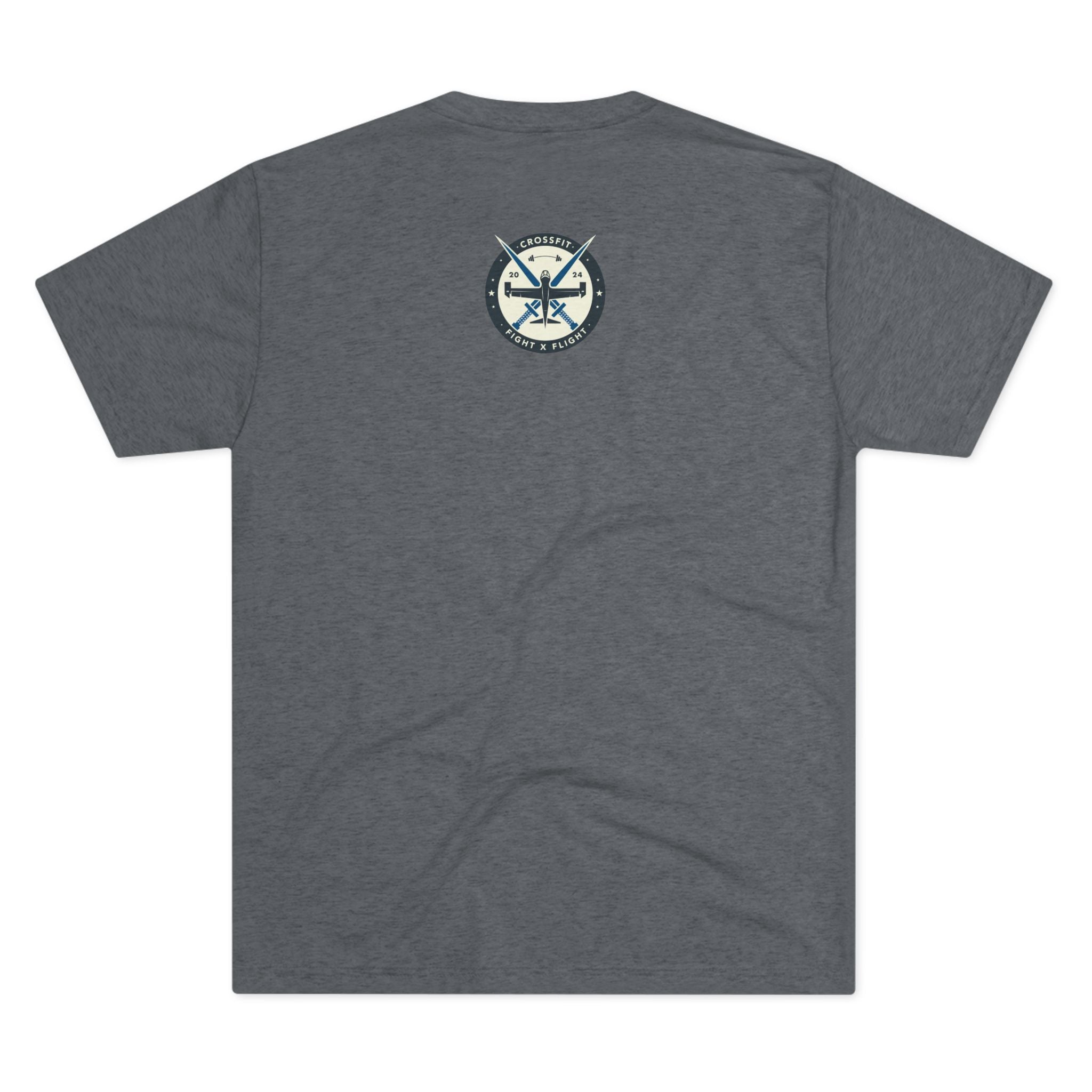 Unisex Tri-Blend Crew Tee - CrossFit Fight X Flight T-Shirt