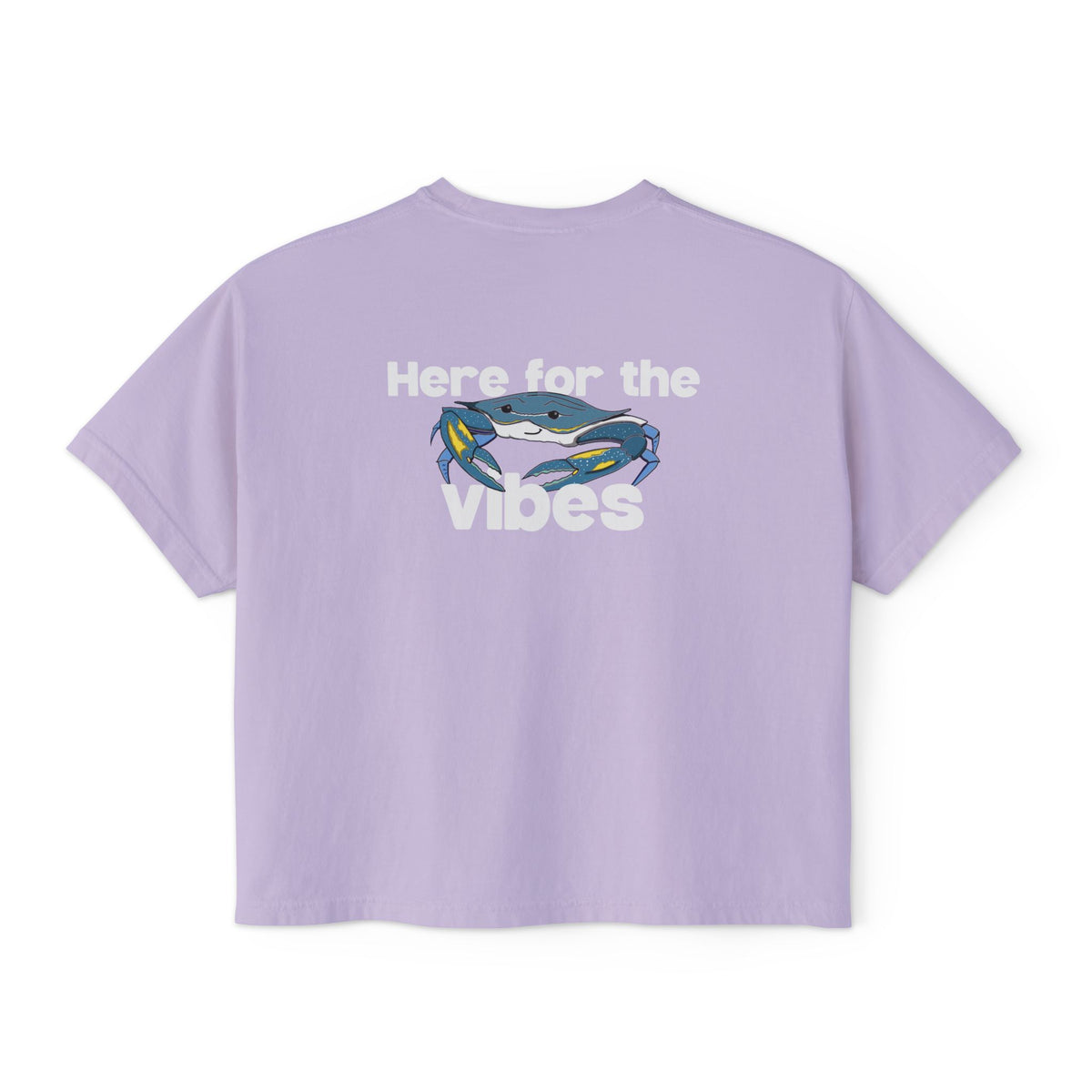 Here for the Vibes (Crabby) Womens Crop