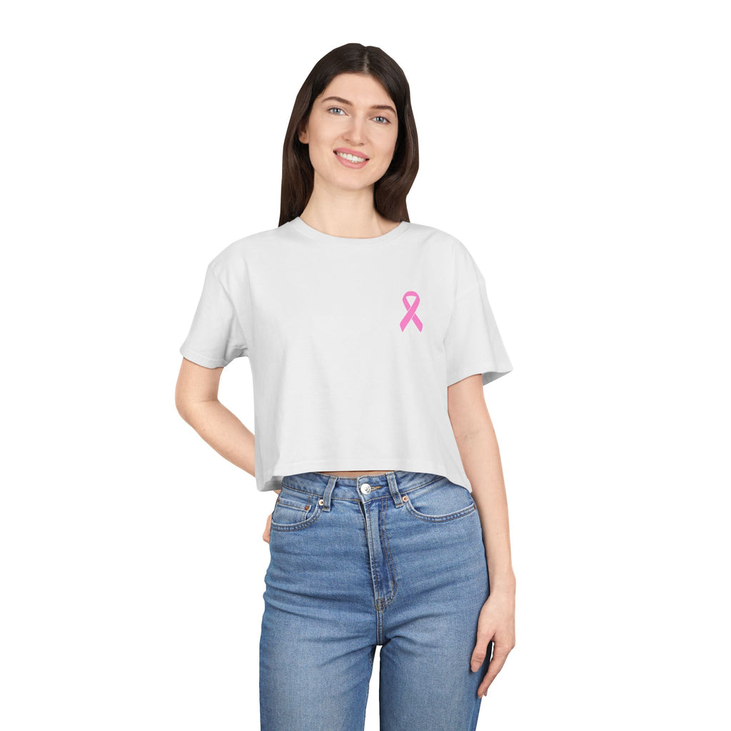 Crop Tee - Breast Cancer Awareness