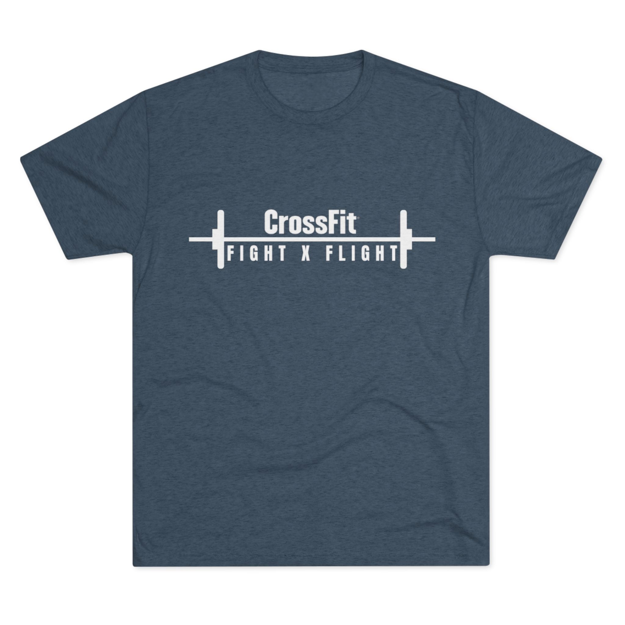 Unisex Tri-Blend Crew Tee - CrossFit Fight X Flight T-Shirt