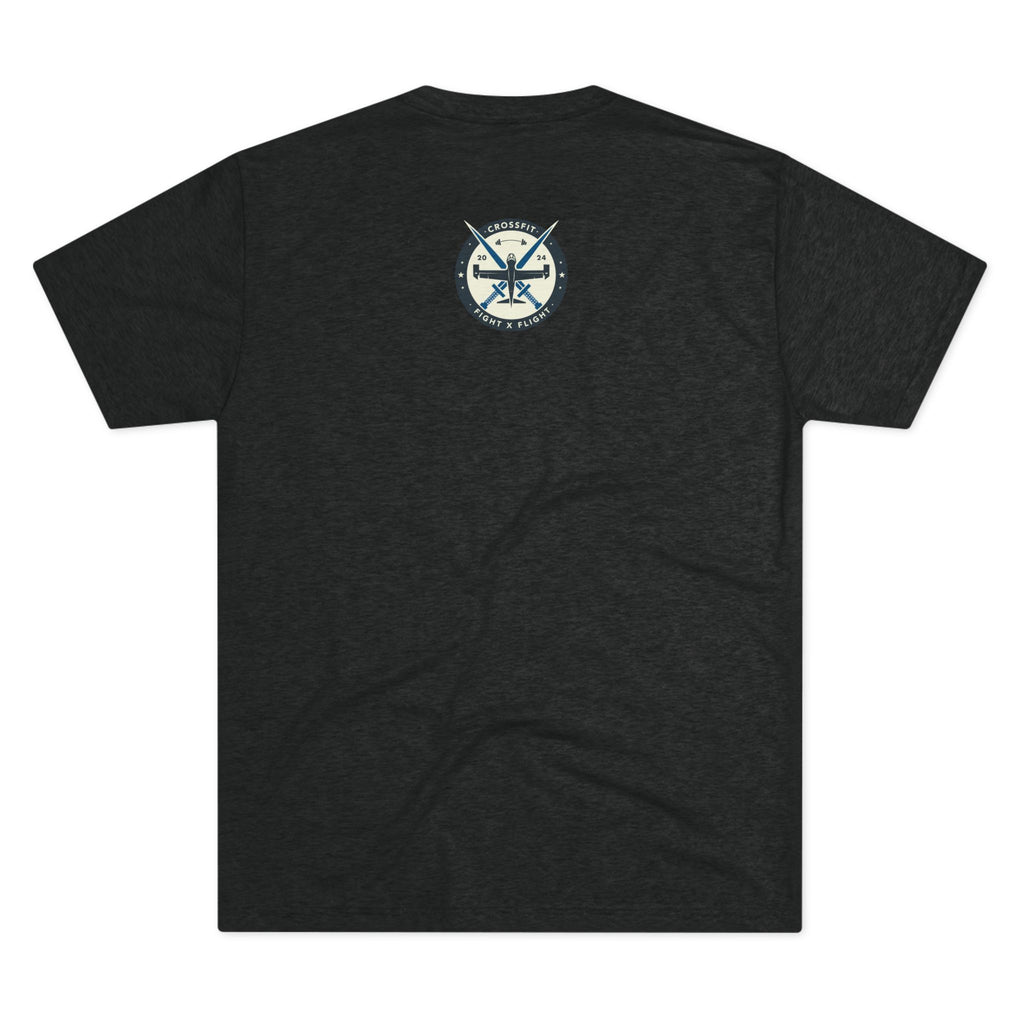 Unisex Tri-Blend Crew Tee - CrossFit Fight X Flight T-Shirt