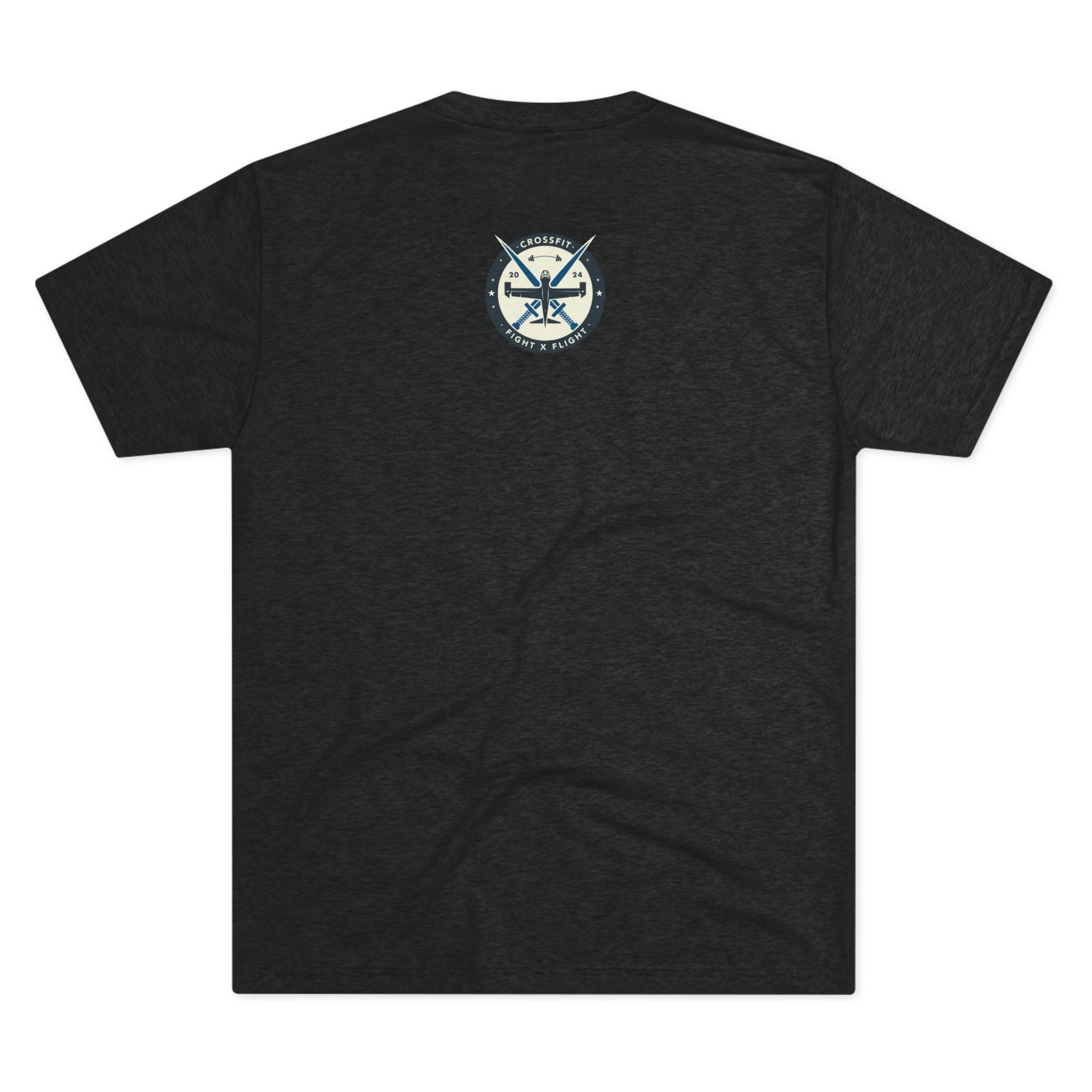 Unisex Tri-Blend Crew Tee - CrossFit Fight X Flight T-Shirt