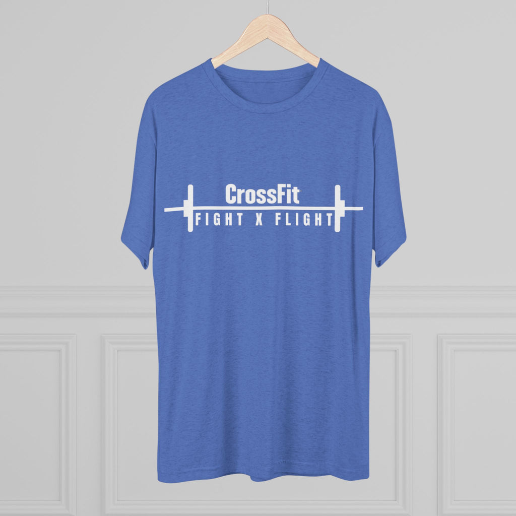Unisex Tri-Blend Crew Tee - CrossFit Fight X Flight T-Shirt