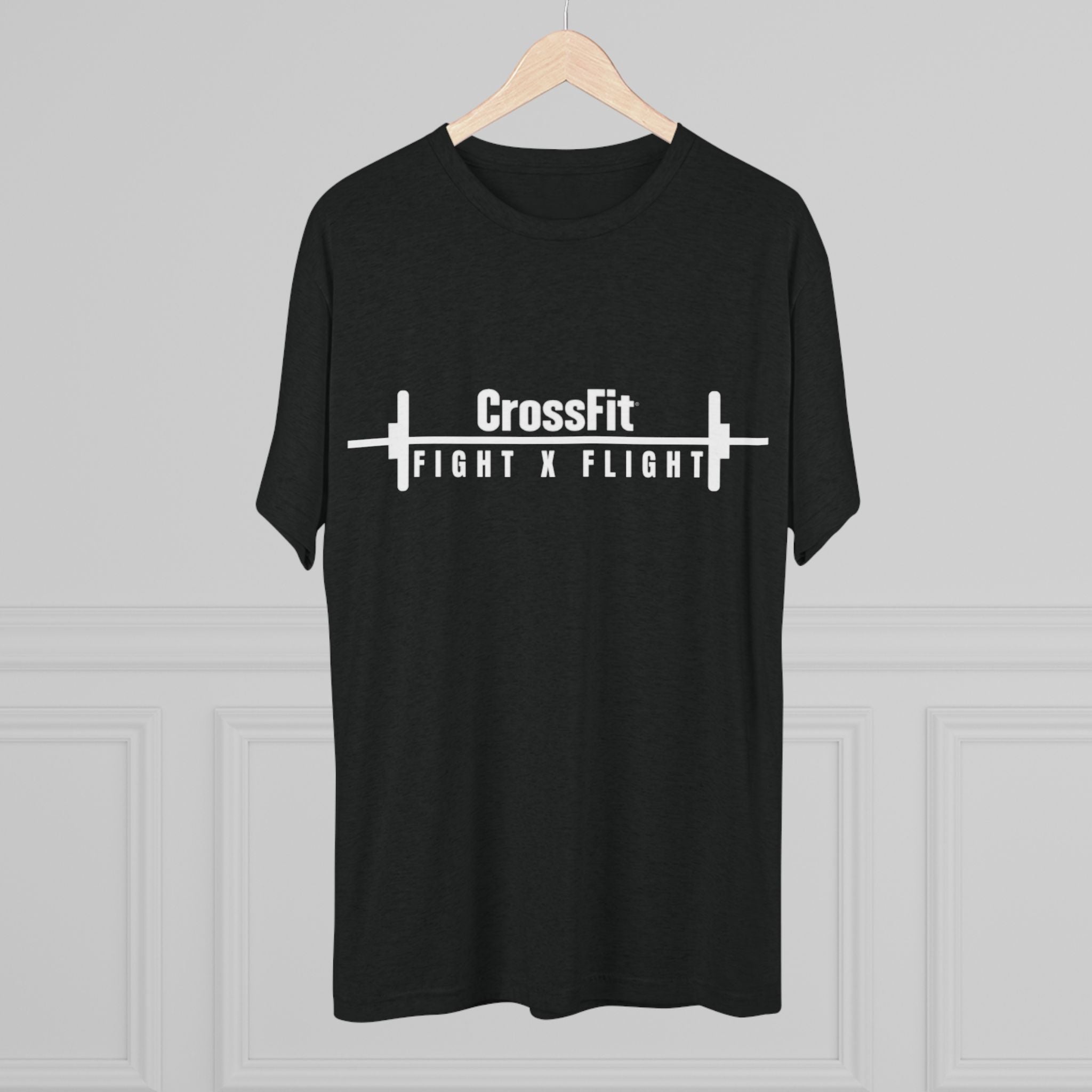 Unisex Tri-Blend Crew Tee - CrossFit Fight X Flight T-Shirt