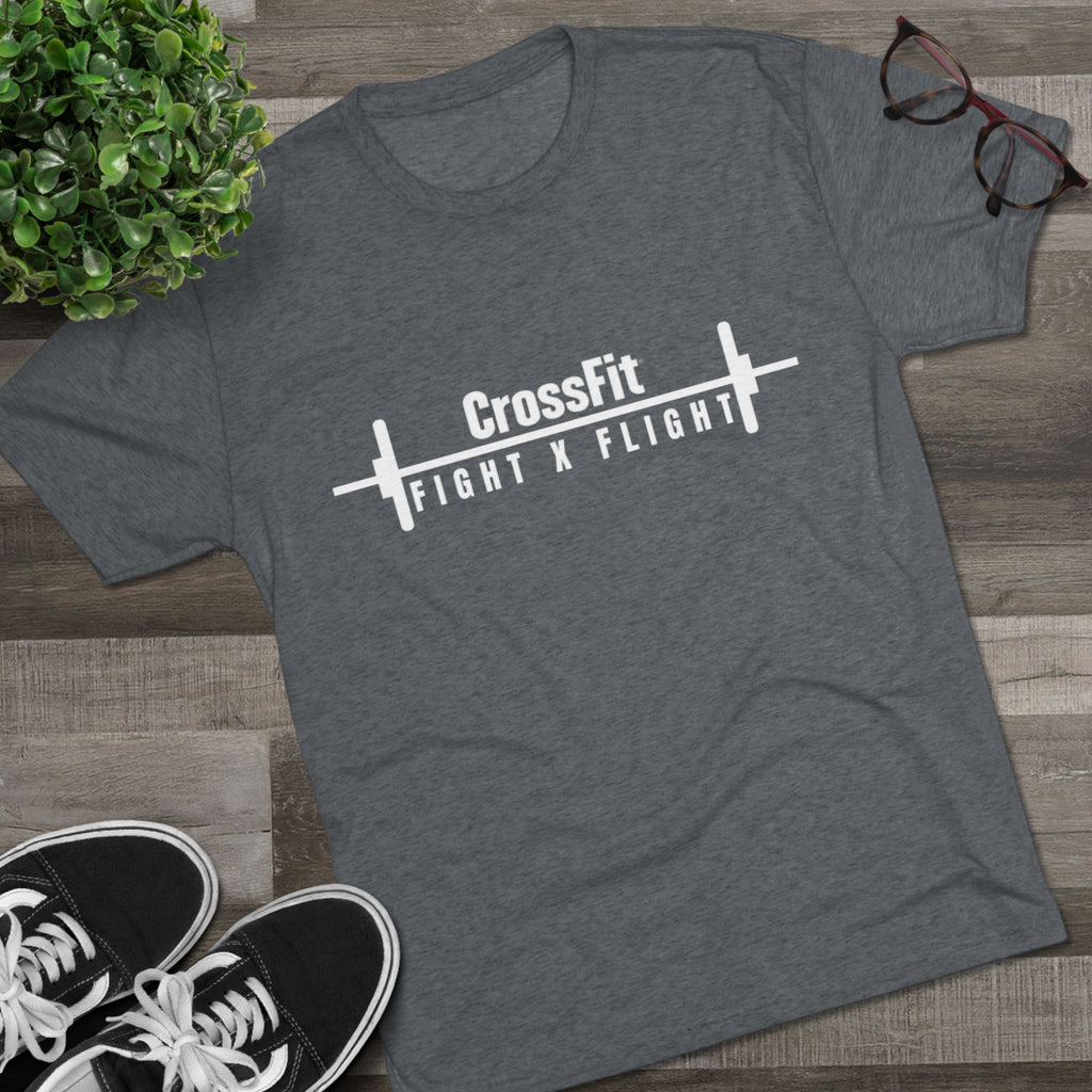 Unisex Tri-Blend Crew Tee - CrossFit Fight X Flight T-Shirt