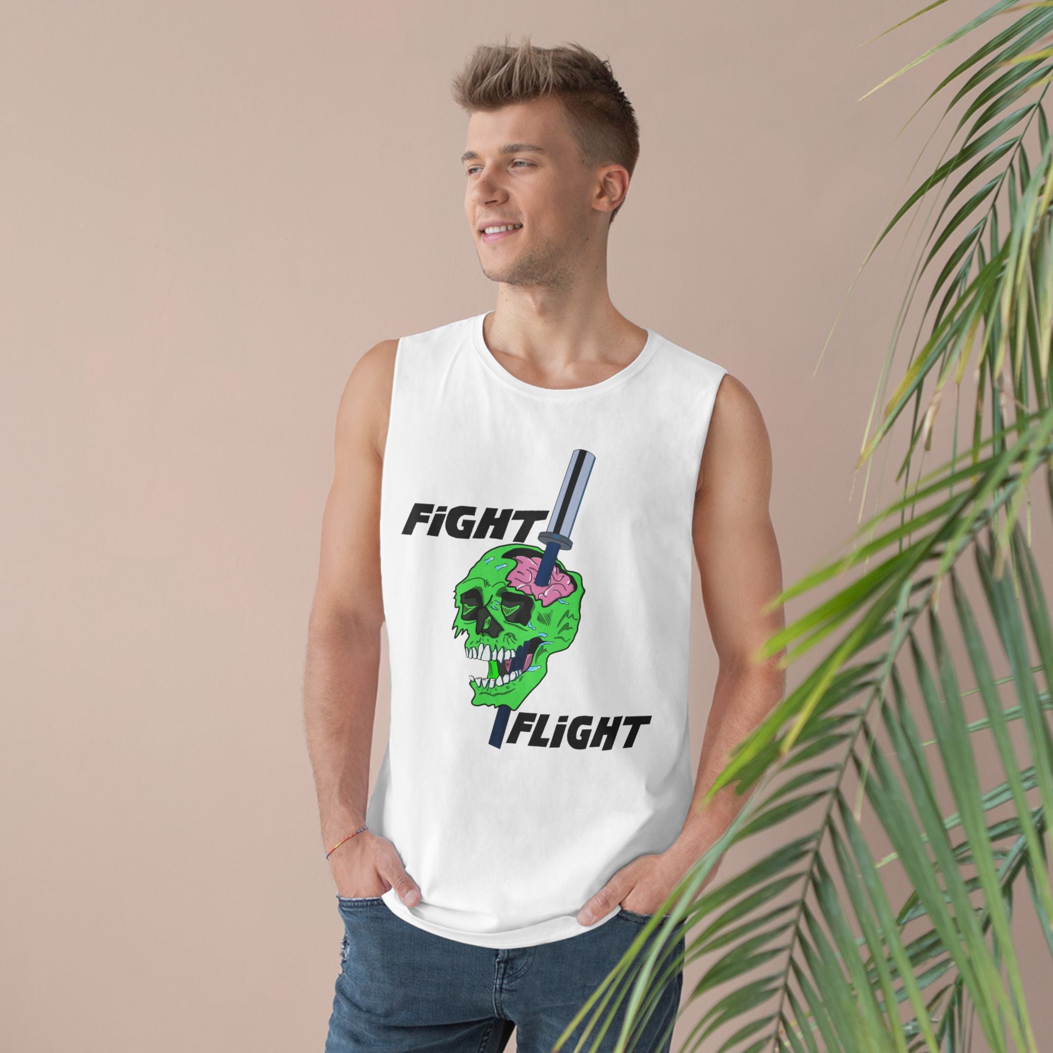 Fight/Flight Skull Muscle Tank