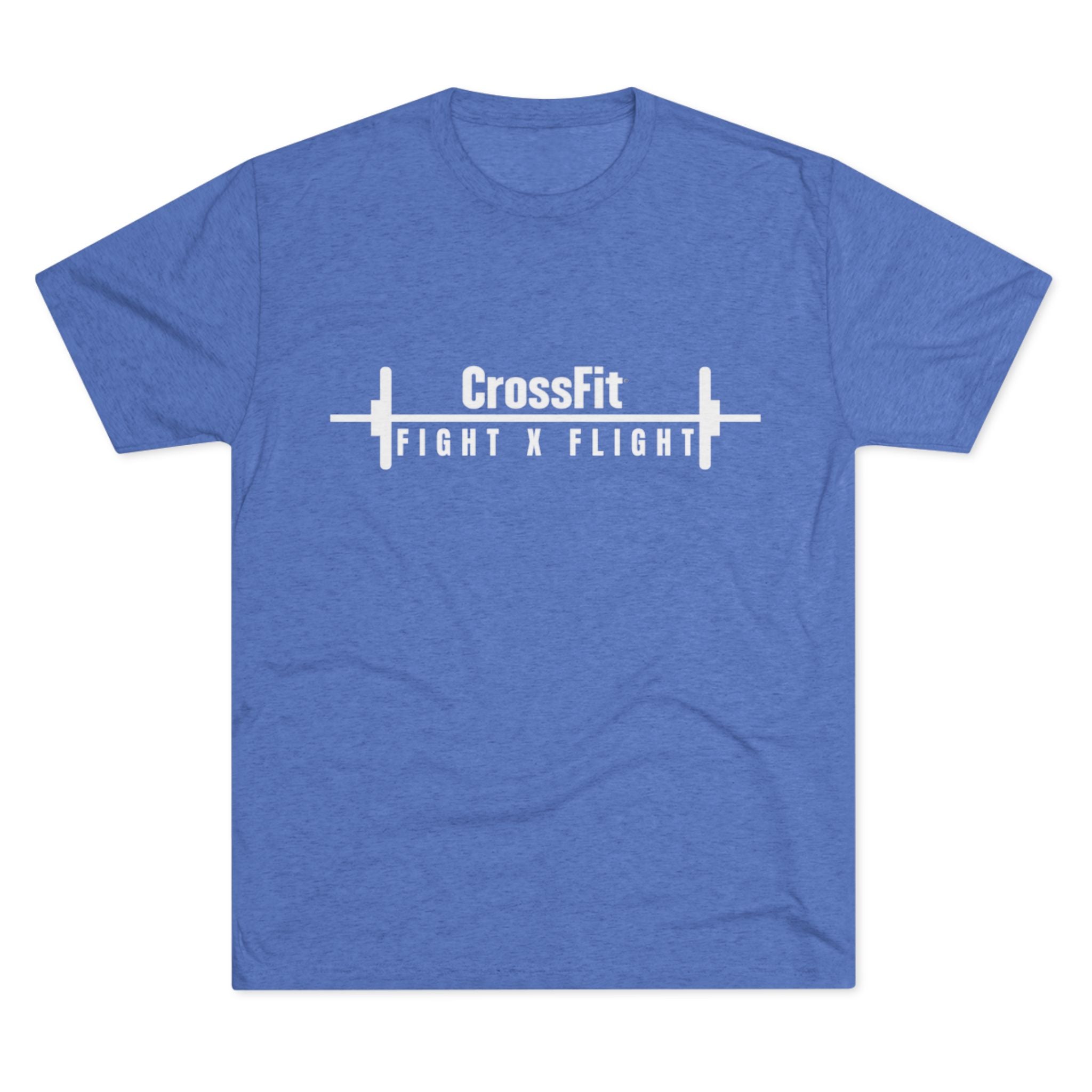 Unisex Tri-Blend Crew Tee - CrossFit Fight X Flight T-Shirt